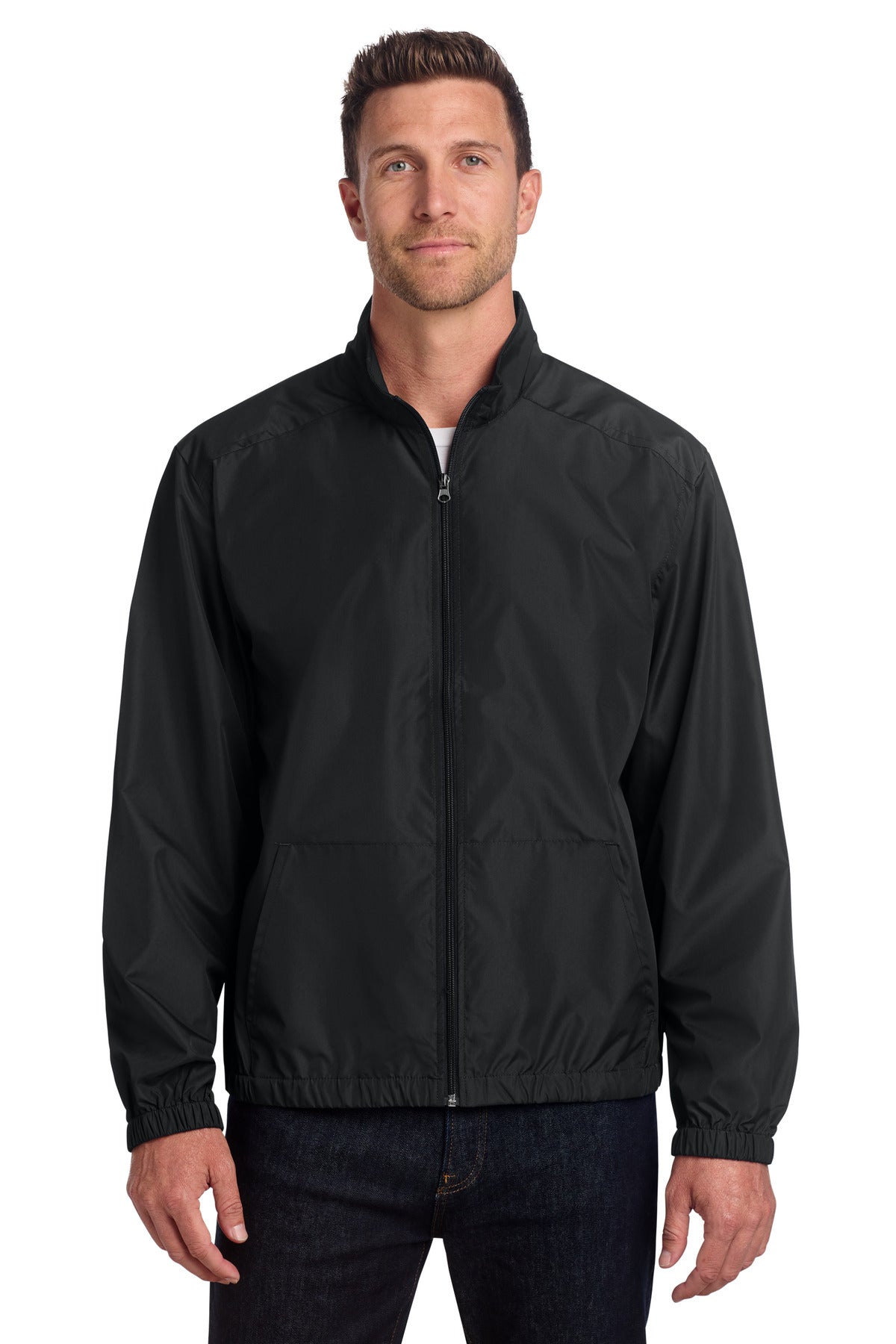 Port Authority&reg; Essential Jacket. J305 - Black - front