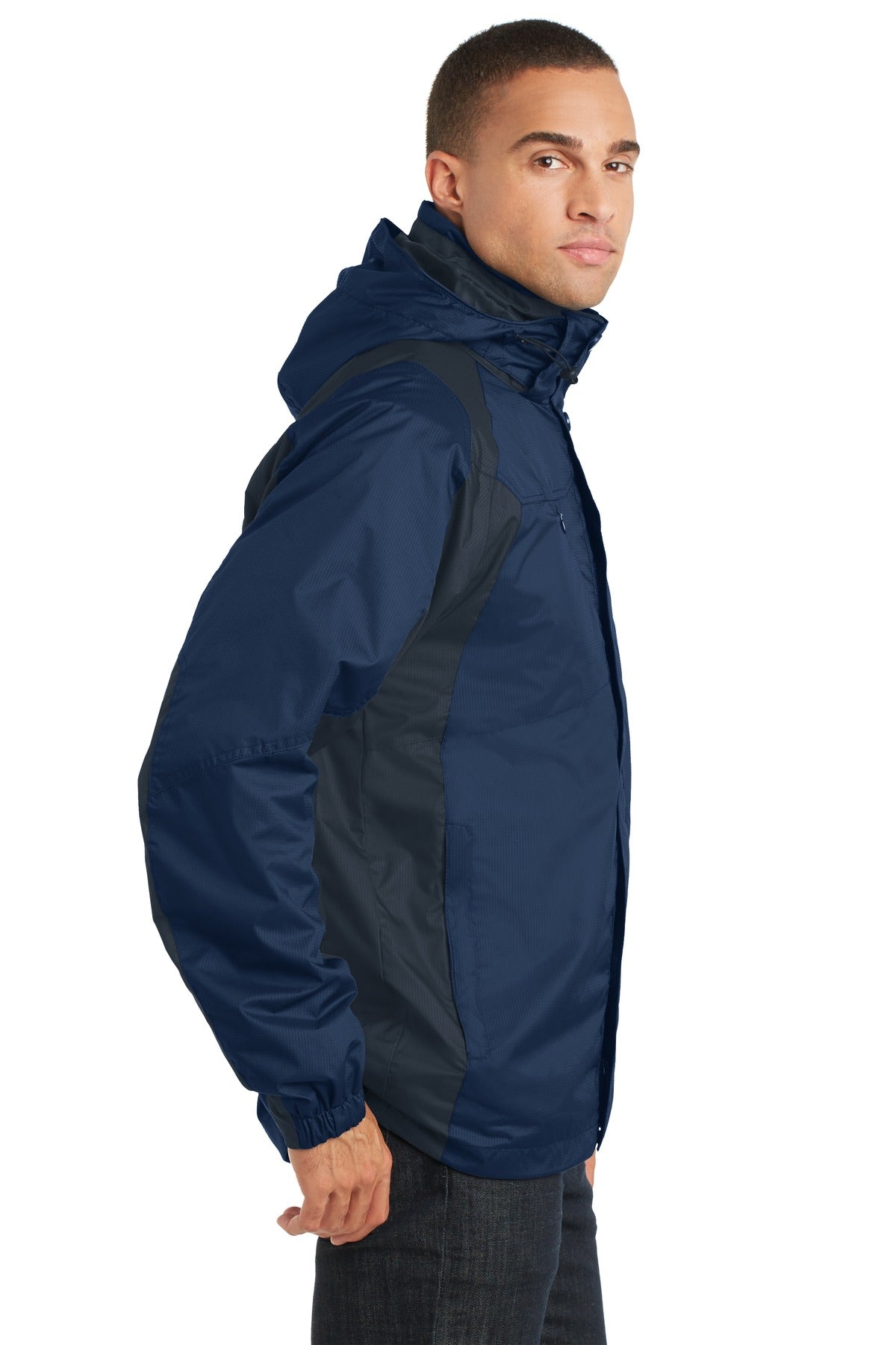 Port Authority Ranger 3-in-1 Jacket. J310 - Insignia Blue/ Navy Eclipse - side
