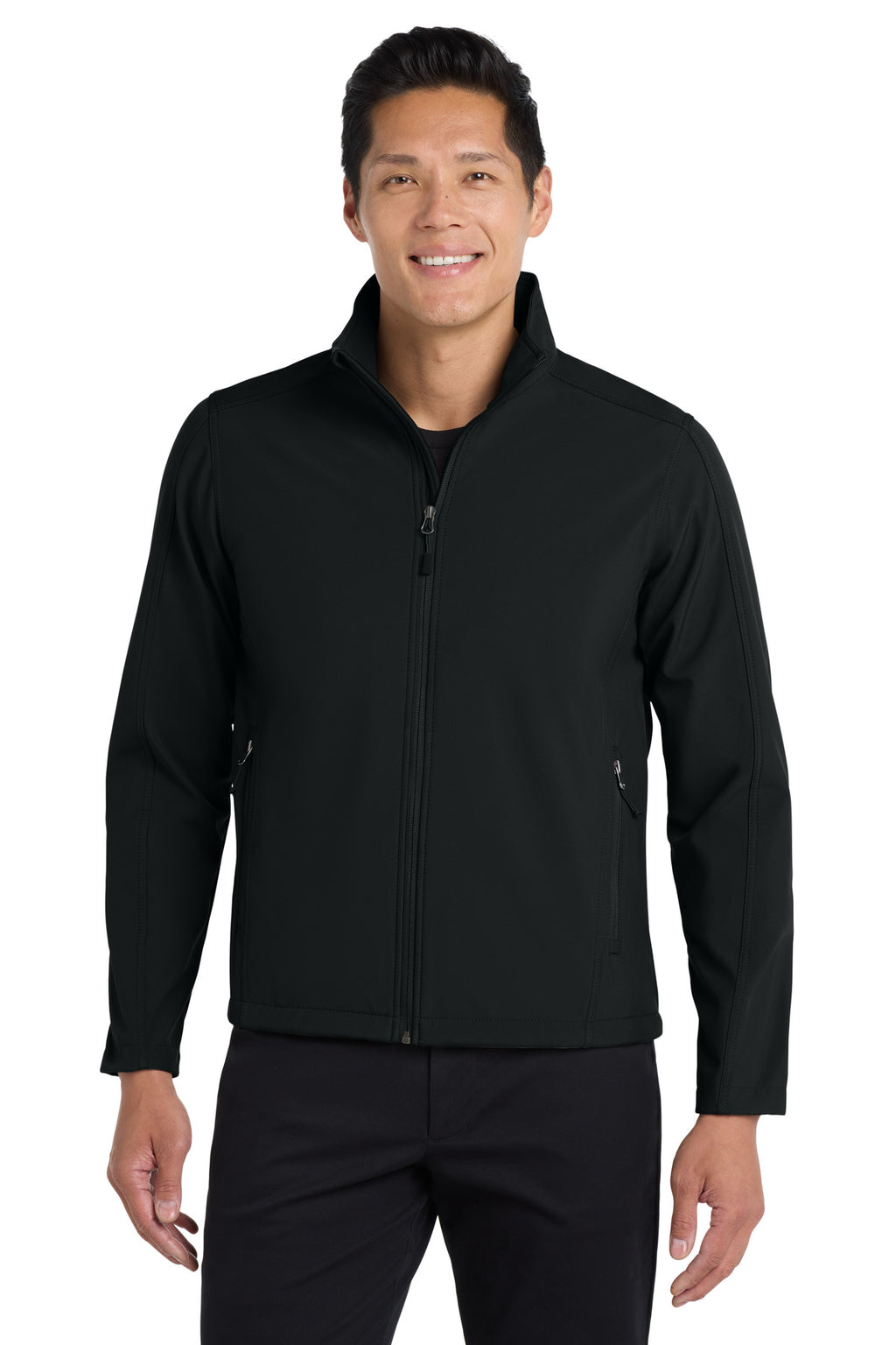 Port Authority Core Soft Shell Jacket. J317 - Black - front