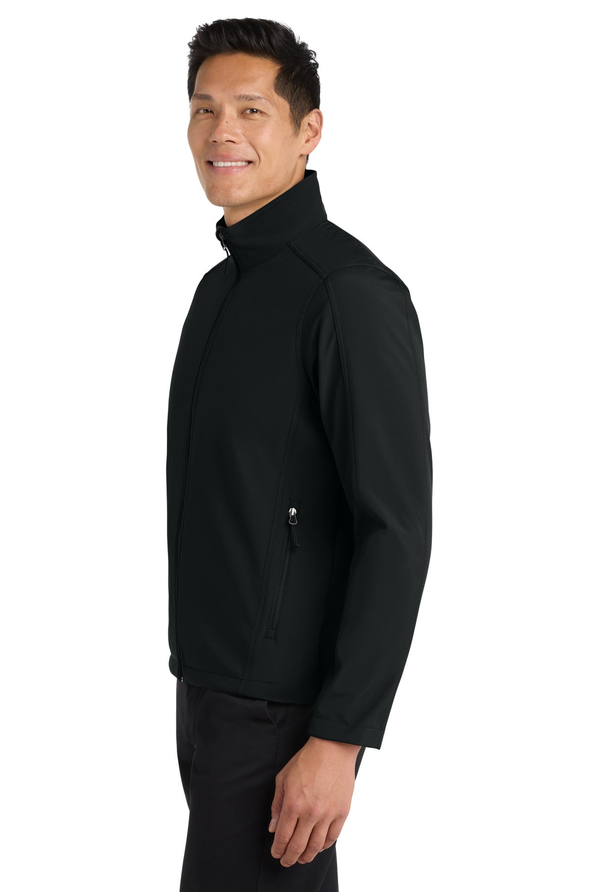 Port Authority Core Soft Shell Jacket. J317 - Black - side