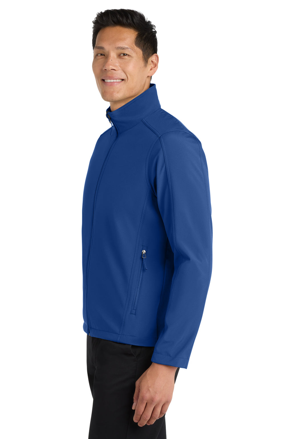 Port Authority Core Soft Shell Jacket. J317 - True Royal - side