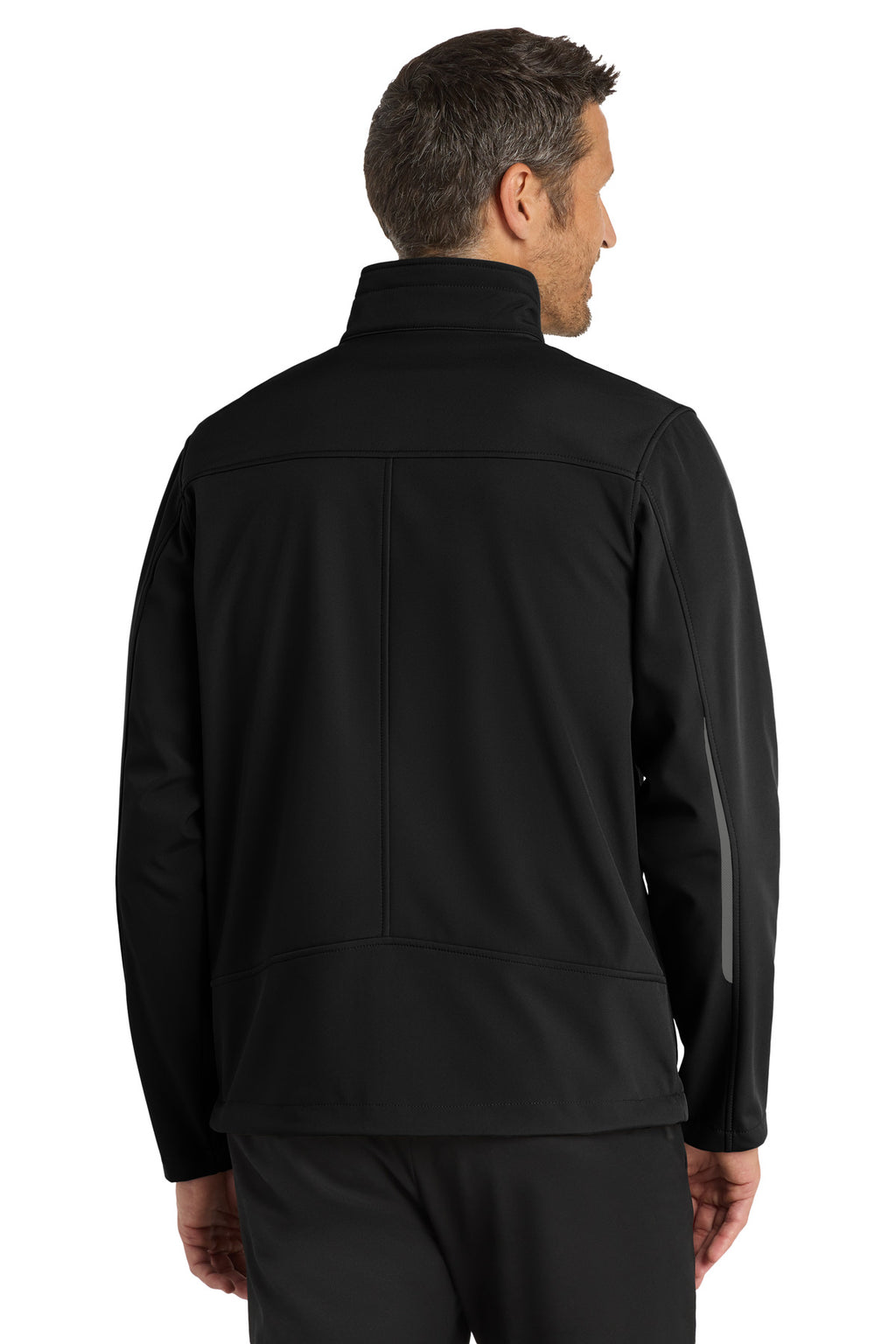 Port Authority Welded Soft Shell Jacket. J324 - Black - back