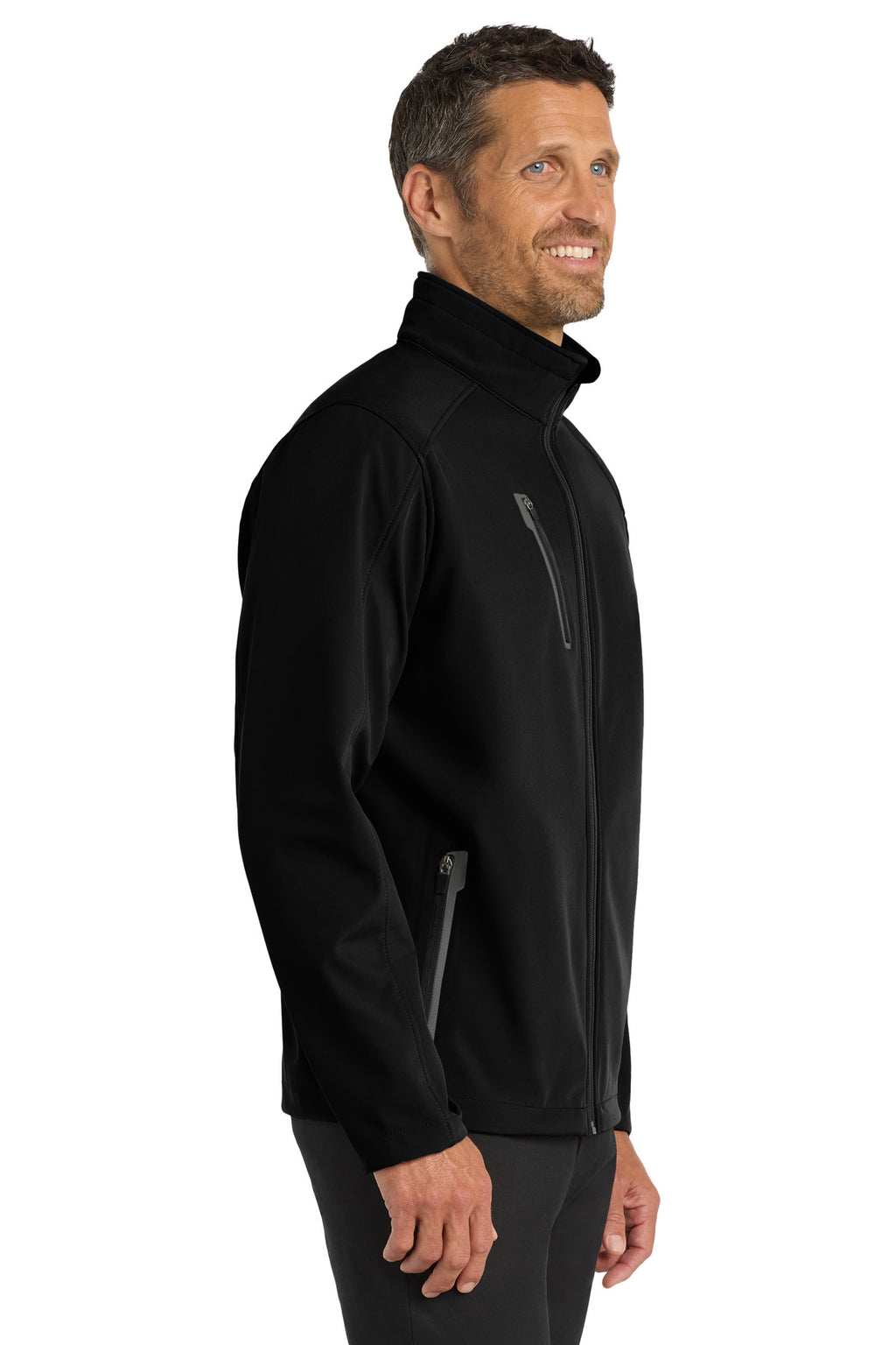 Port Authority Welded Soft Shell Jacket. J324 - Black - side