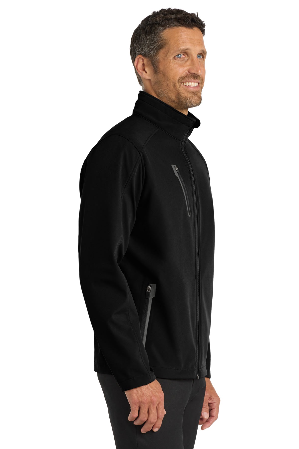 Port Authority Welded Soft Shell Jacket. J324 - Black - side