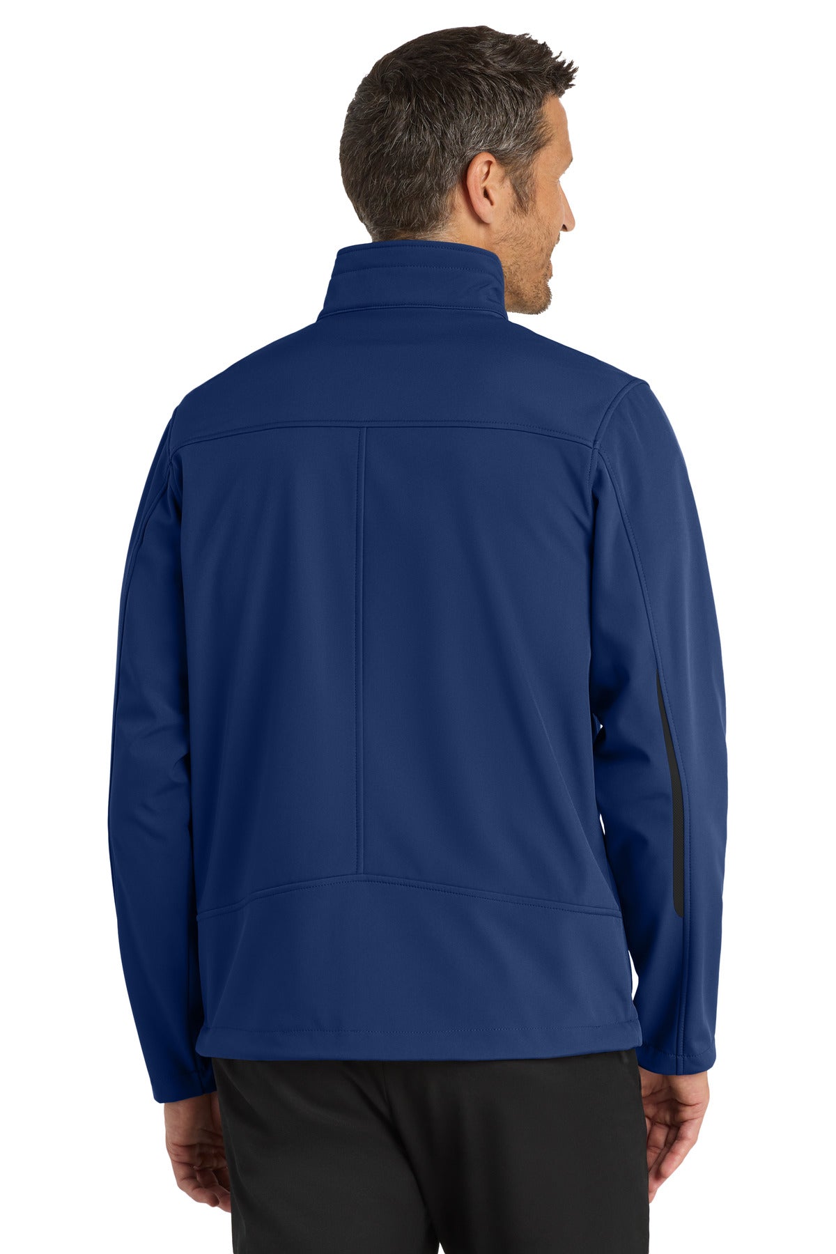 Port Authority Welded Soft Shell Jacket. J324 - Estate Blue - back