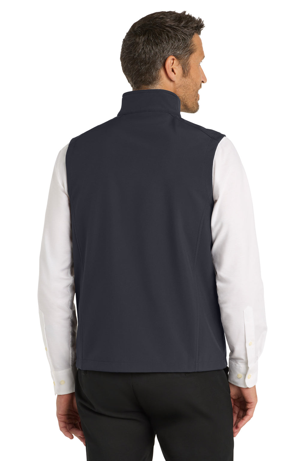 Port Authority Core Soft Shell Vest. J325 - Battleship Grey - back