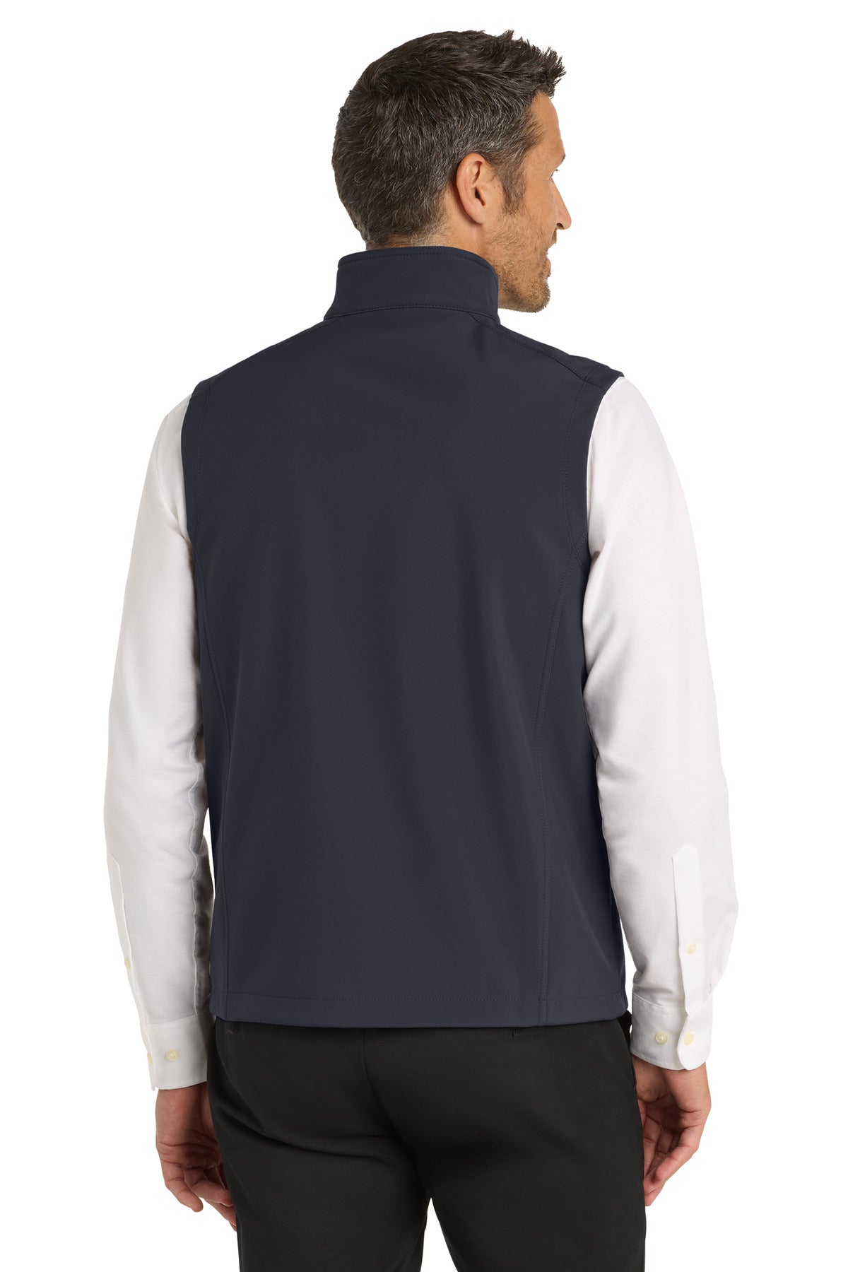 Port Authority Core Soft Shell Vest. J325 - Battleship Grey - back