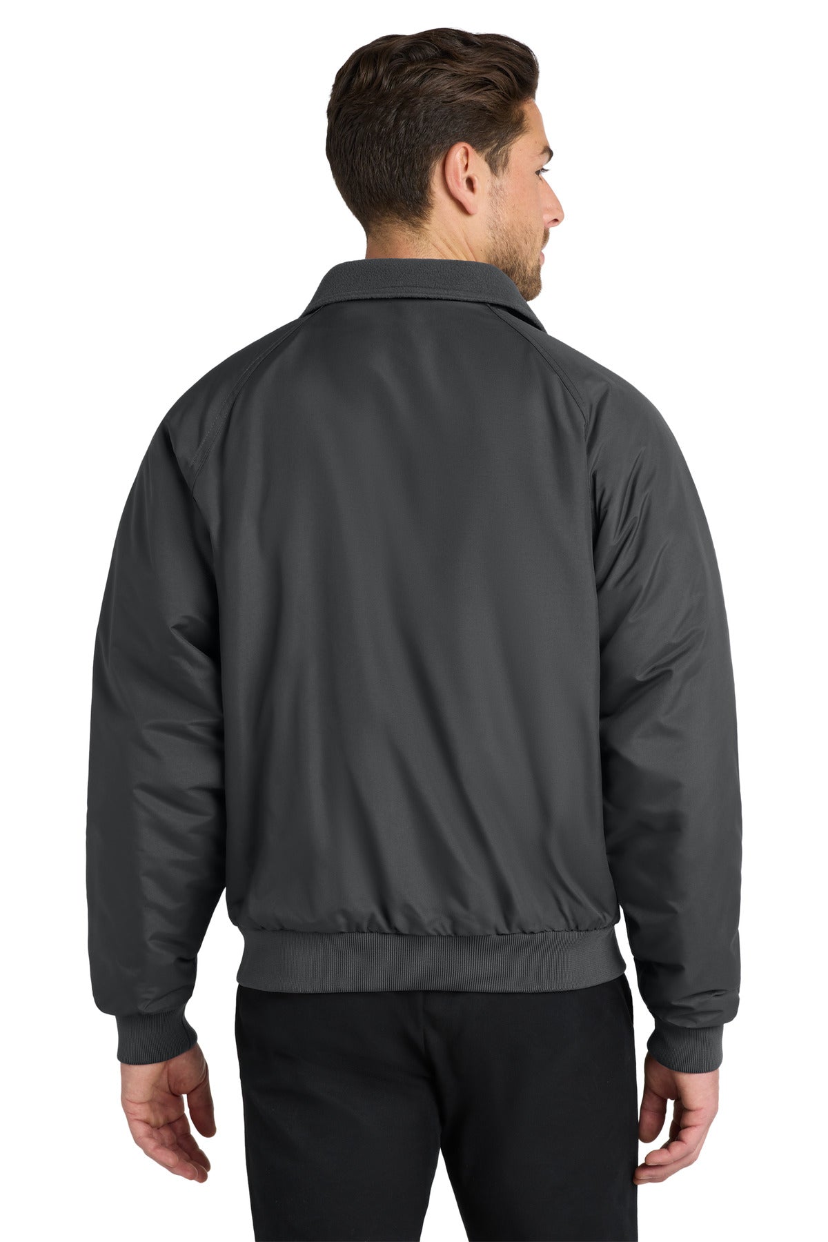 Port Authority Charger Jacket. J328 - Battleship Grey - back