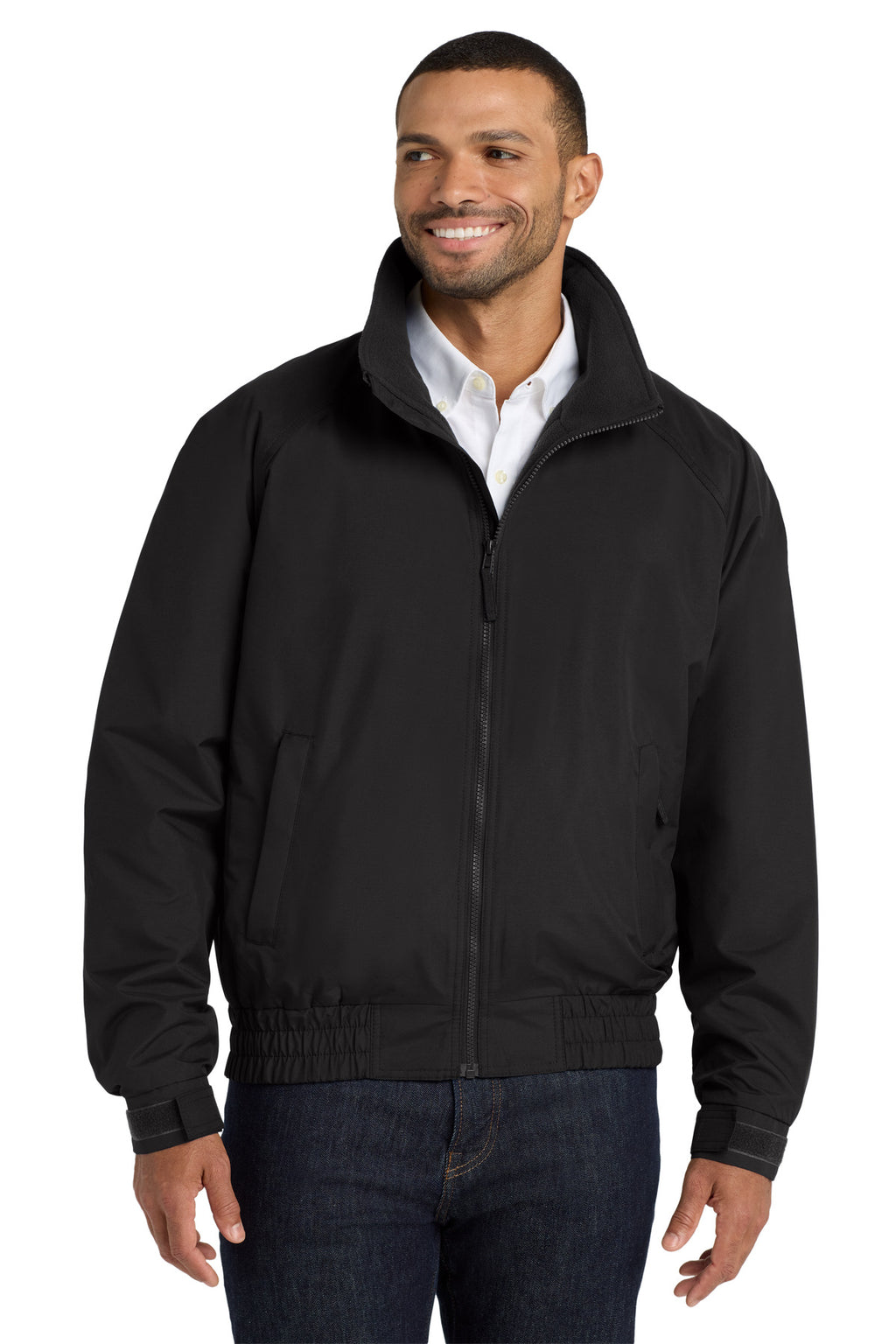 Port Authority Lightweight Charger Jacket. J329 - True Black - front