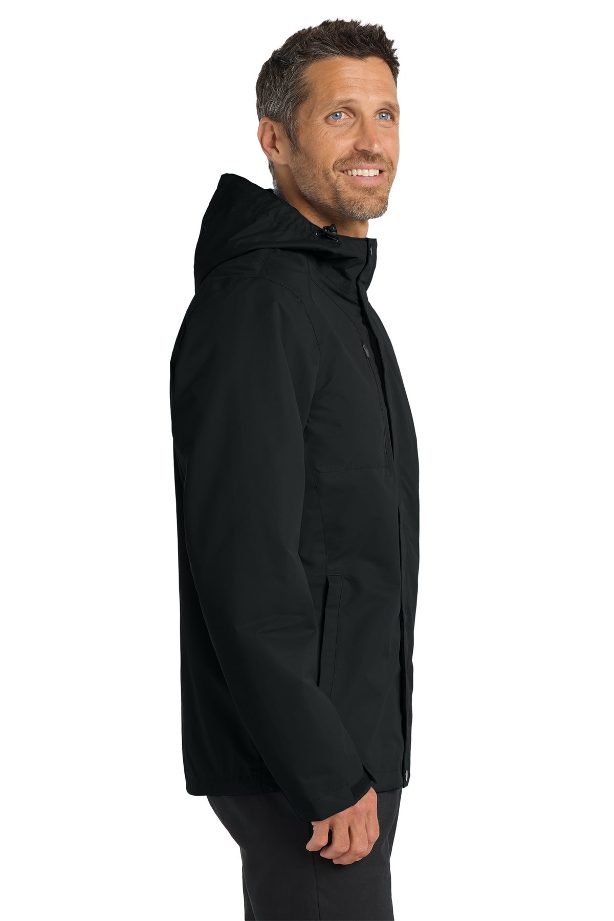 Port Authority All-Conditions Jacket. J331 - Black - side
