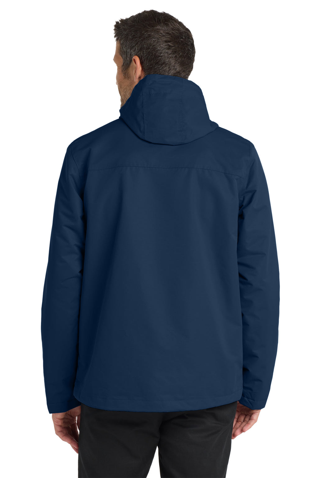 Port Authority All-Conditions Jacket. J331 - True Navy - back