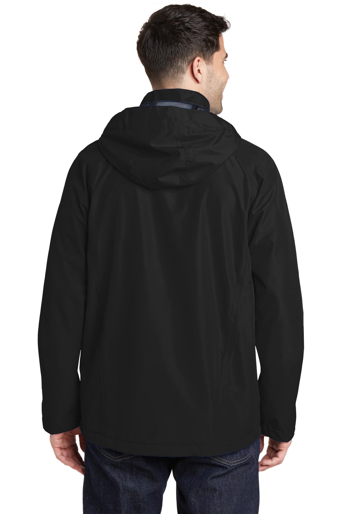 Port Authority Torrent Waterproof Jacket. J333 - Black - back