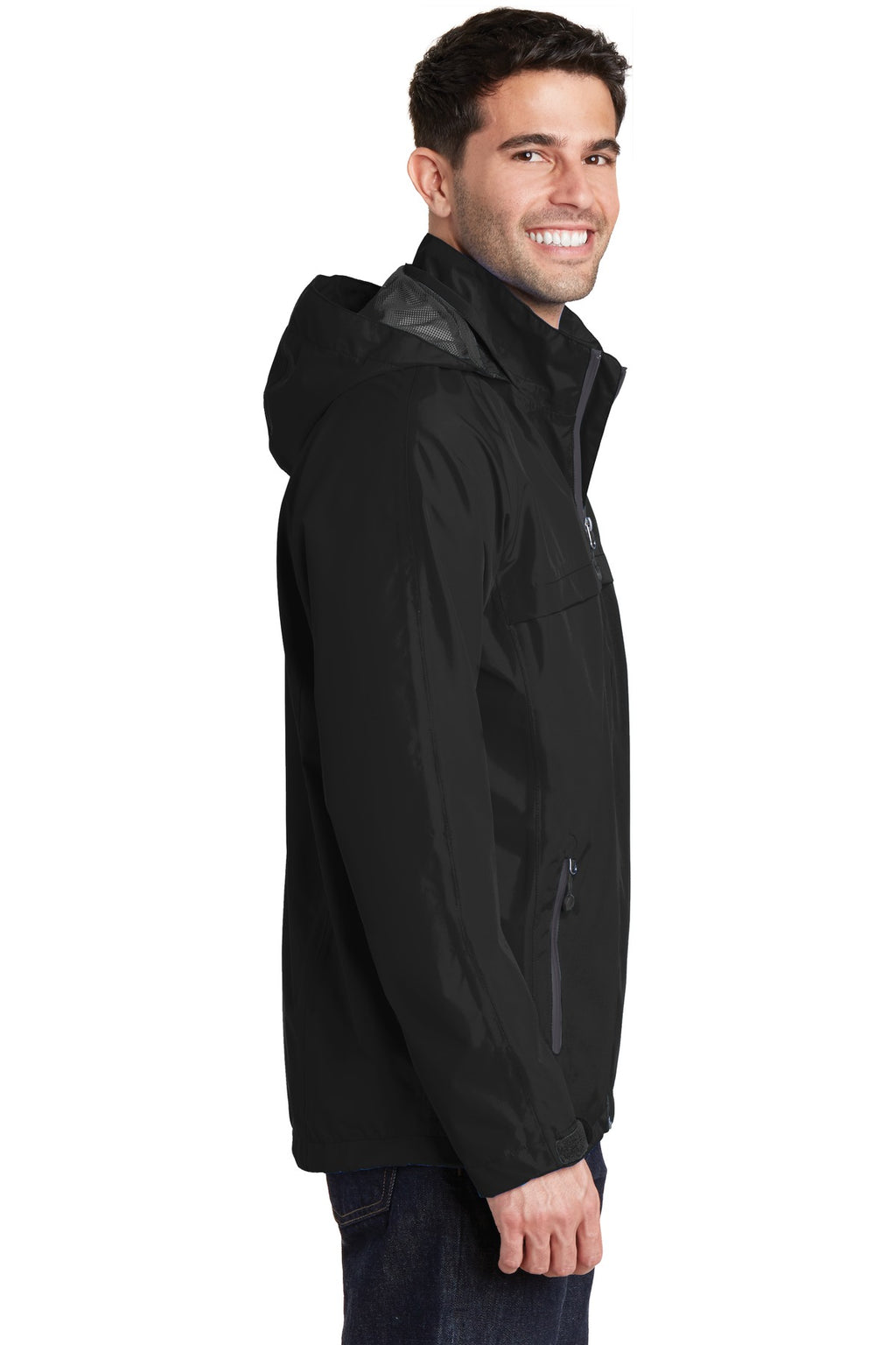 Port Authority Torrent Waterproof Jacket. J333 - Black - side