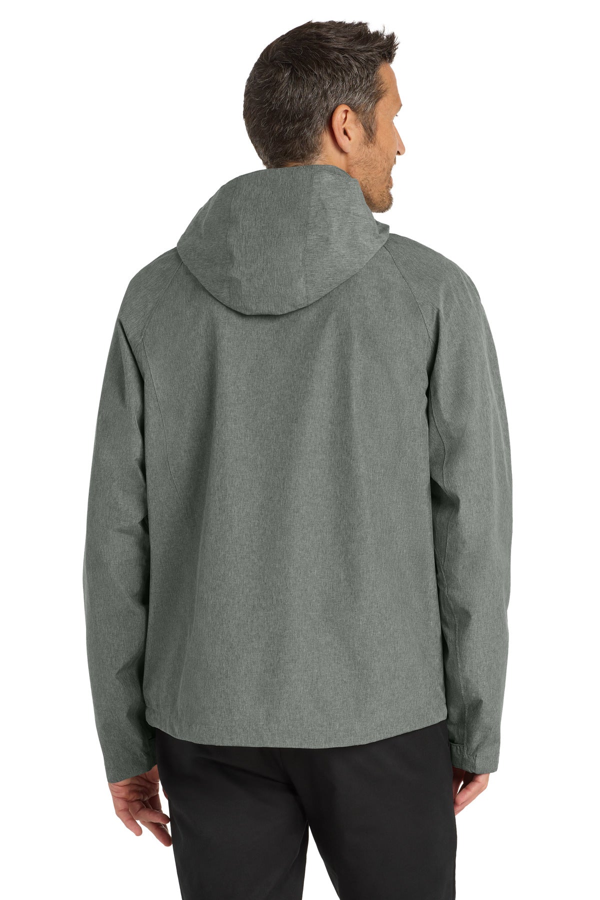 Port Authority Torrent Waterproof Jacket. J333 - Dark Grey Heather - back