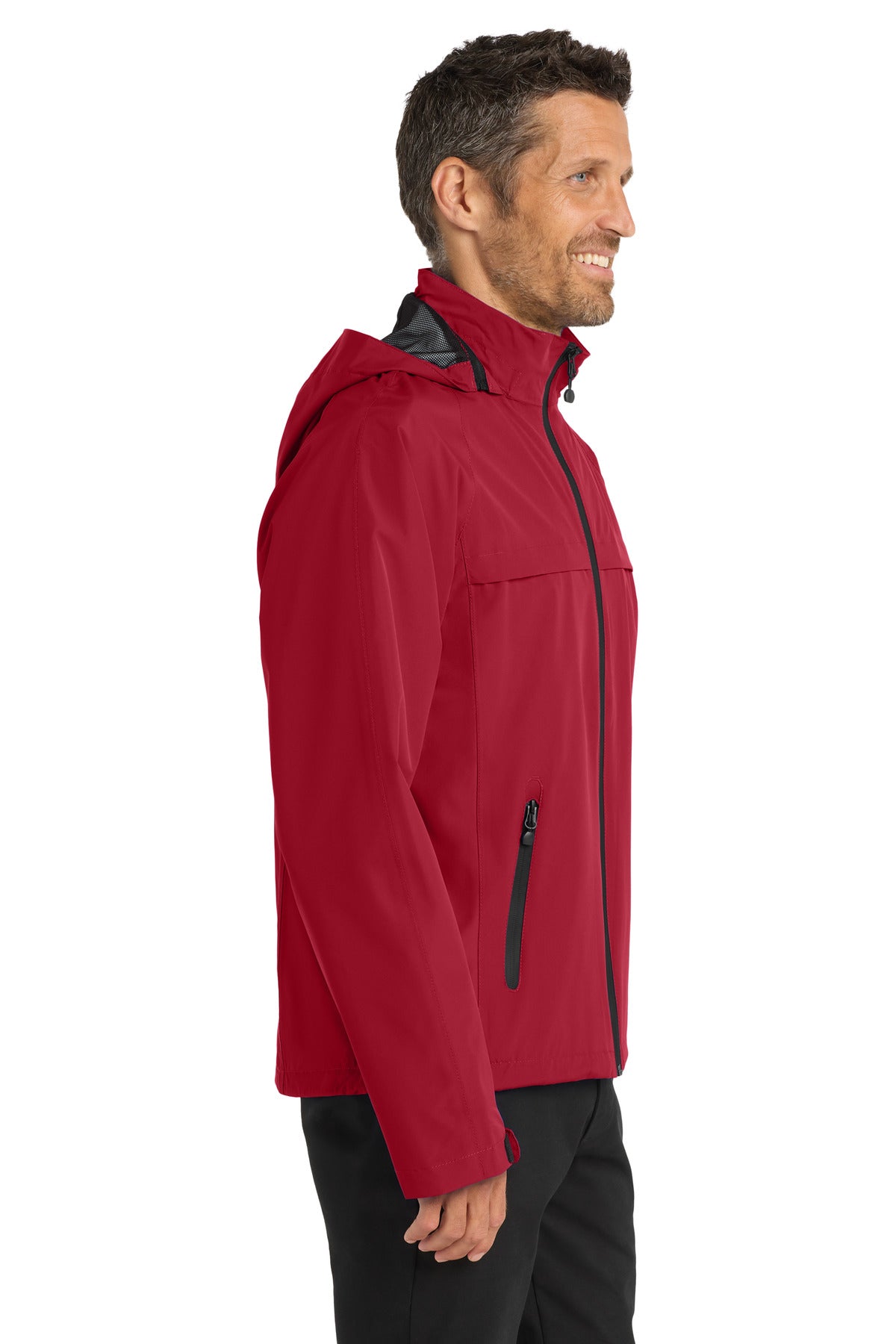 Port Authority Torrent Waterproof Jacket. J333 - Deep Red - side