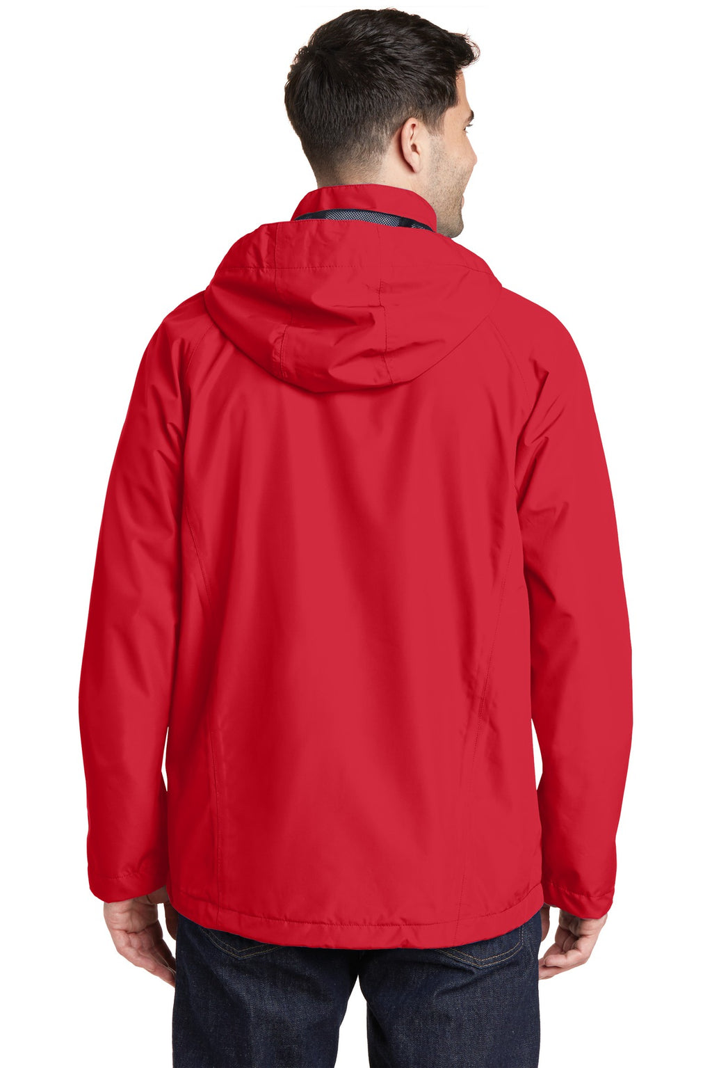 Port Authority Torrent Waterproof Jacket. J333 - Engine Red - back