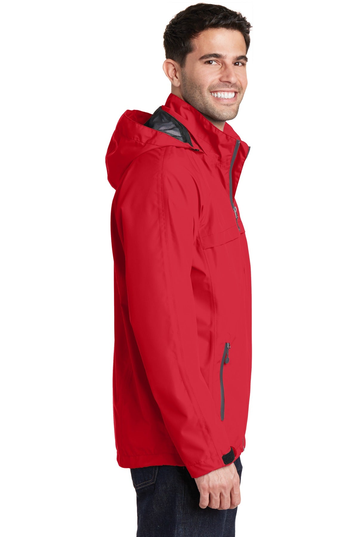Port Authority Torrent Waterproof Jacket. J333 - Engine Red - side