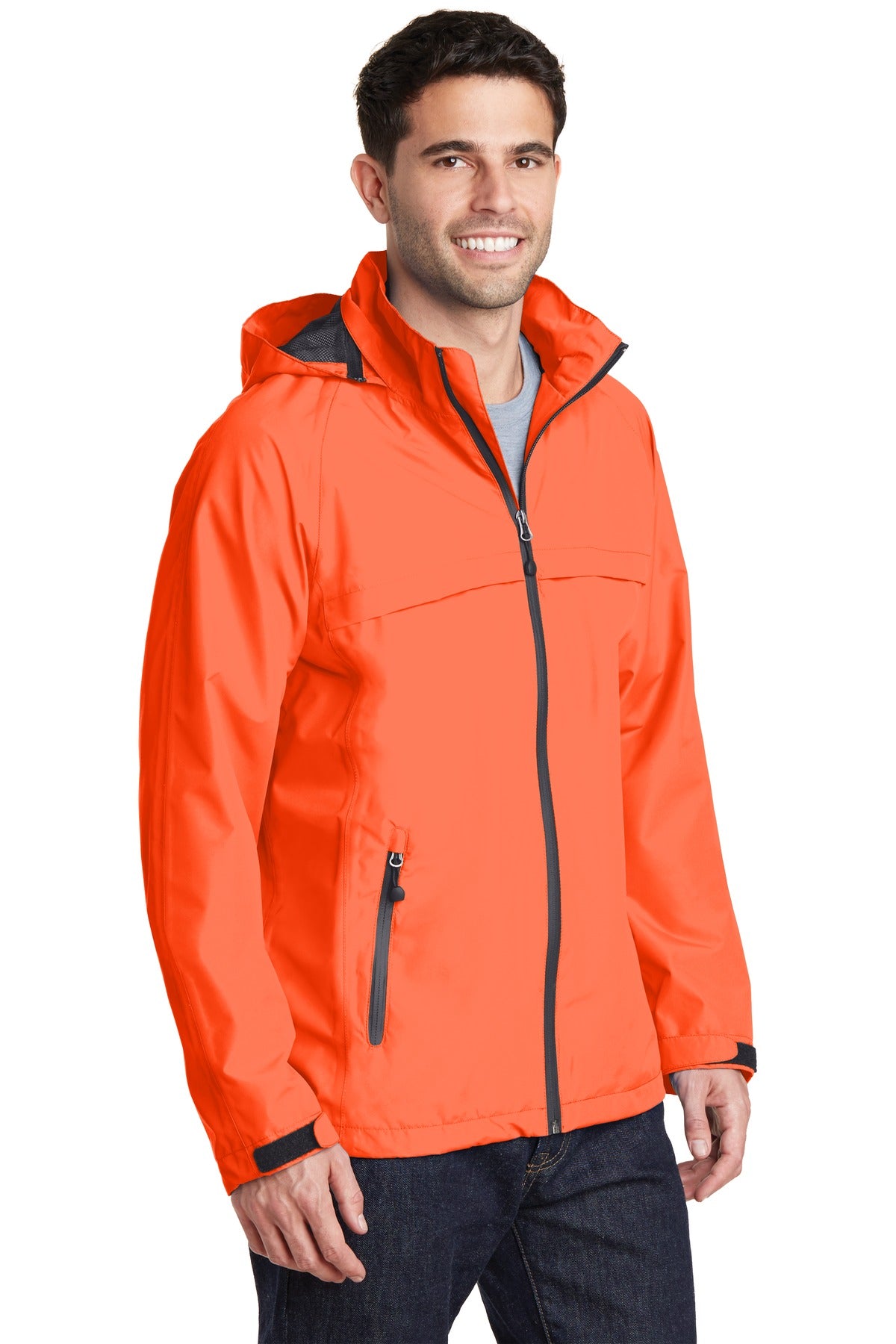 Port Authority Torrent Waterproof Jacket. J333 - Orange Crush - three_q
