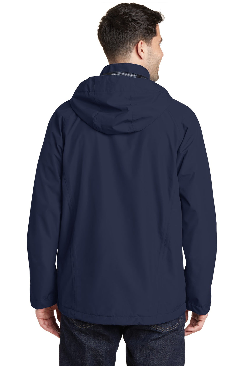 Port Authority Torrent Waterproof Jacket. J333 - True Navy - back
