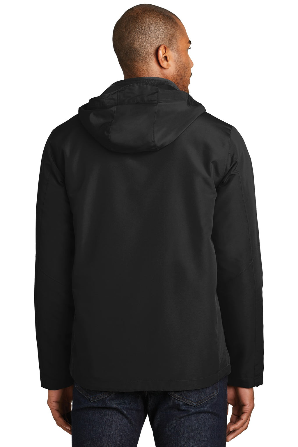 Port Authority Merge 3-in-1 Jacket. J338 - Deep Black - back