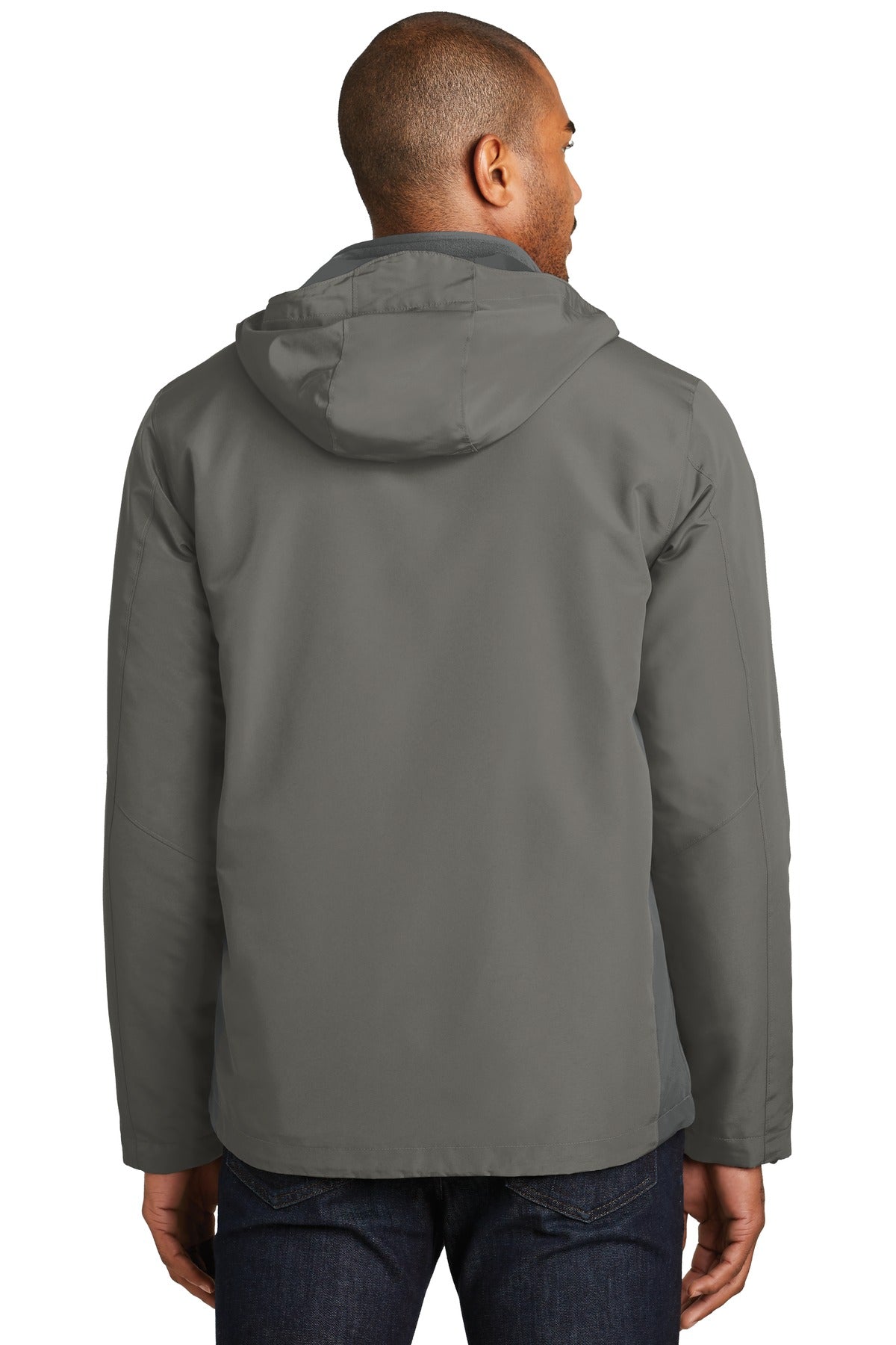 Port Authority Merge 3-in-1 Jacket. J338 - Rogue Grey/ Grey Steel - back