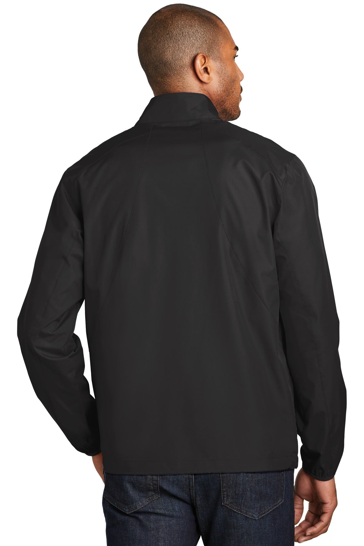 Port Authority Zephyr 1/2-Zip Pullover. J343 - Black - back