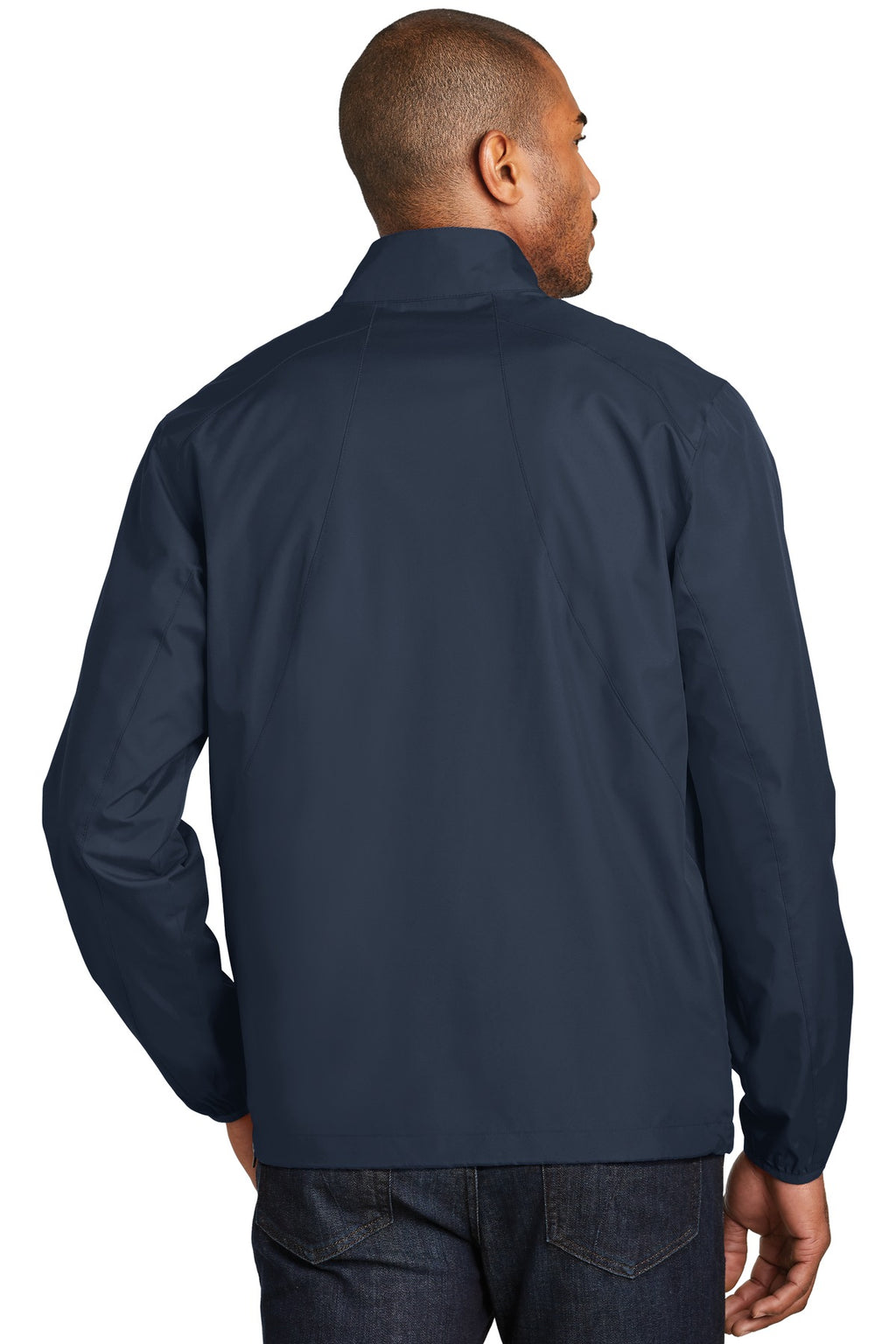 Port Authority Zephyr 1/2-Zip Pullover. J343 - Dress Blue Navy - back