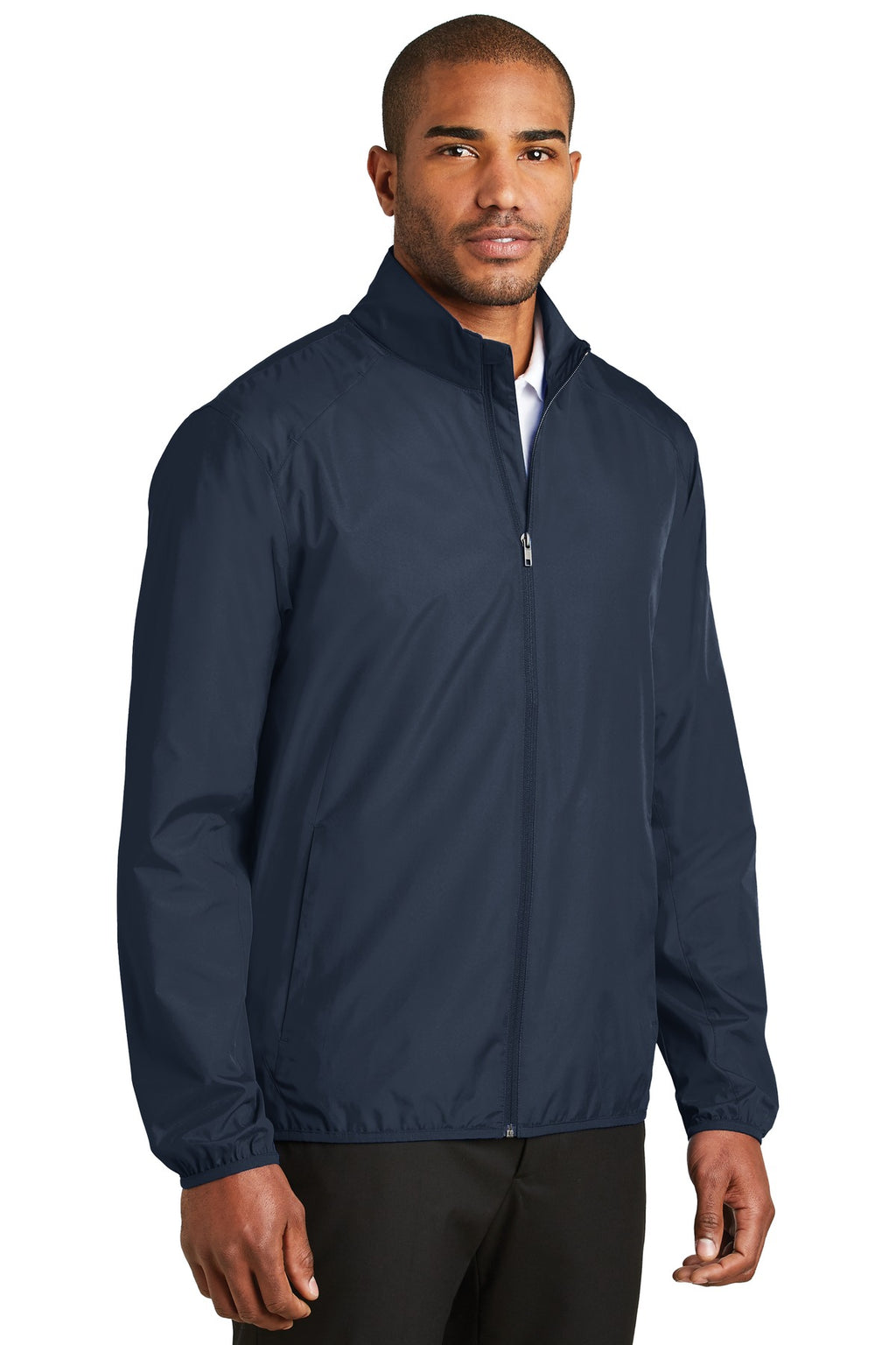 Port Authority Zephyr Full-Zip Jacket. J344 - Dress Blue Navy - three_q