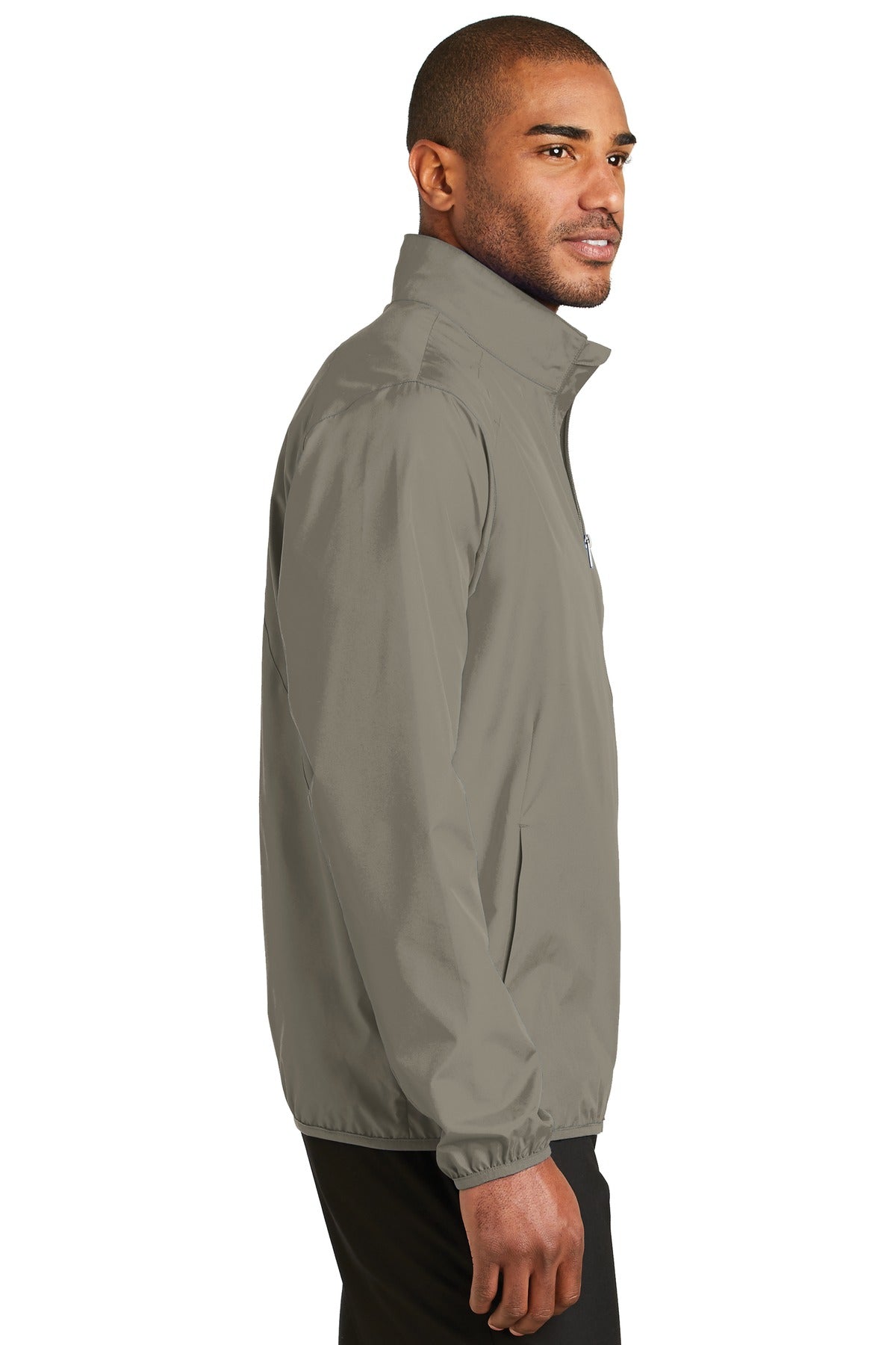 Port Authority Zephyr Full-Zip Jacket. J344 - Stratus Grey - side