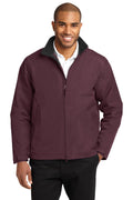 Port Authority Challenger II Jacket. J354 - Maroon/ True Black - front