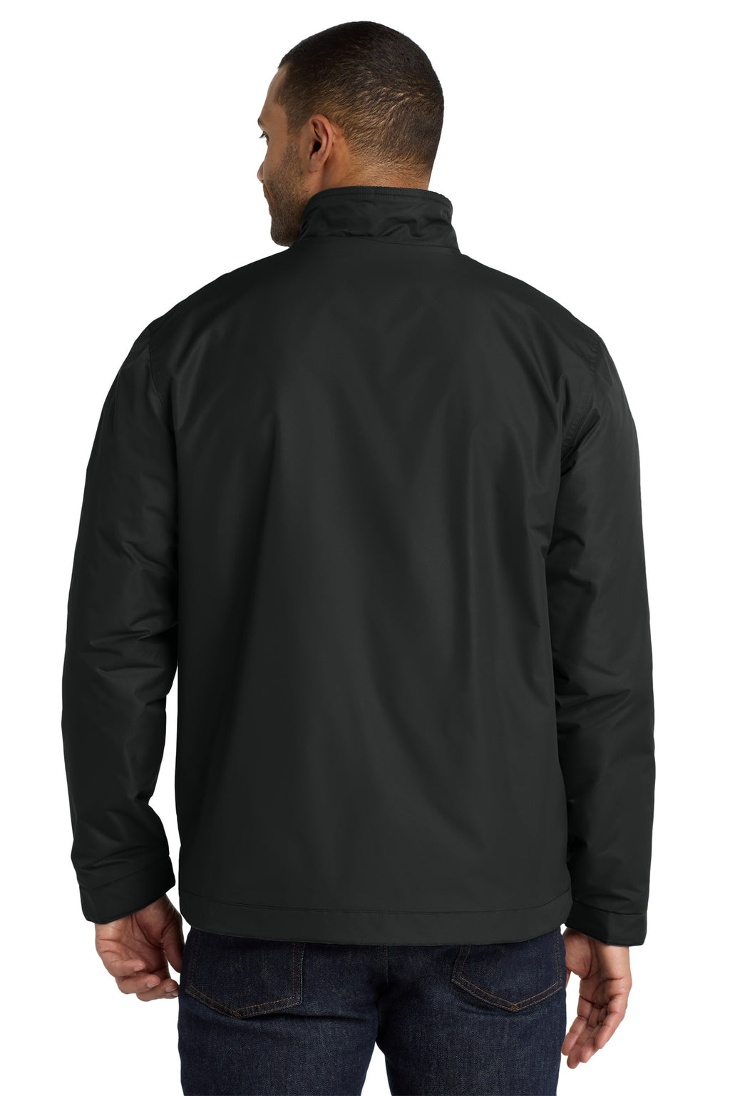 Port Authority Challenger II Jacket. J354 - True Black/ True Black - back