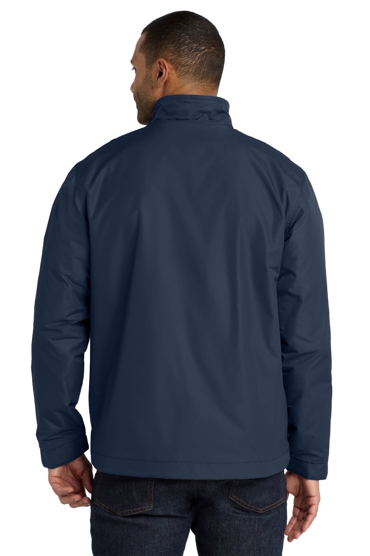 Port Authority Challenger II Jacket. J354 - True Navy/ True Navy - back