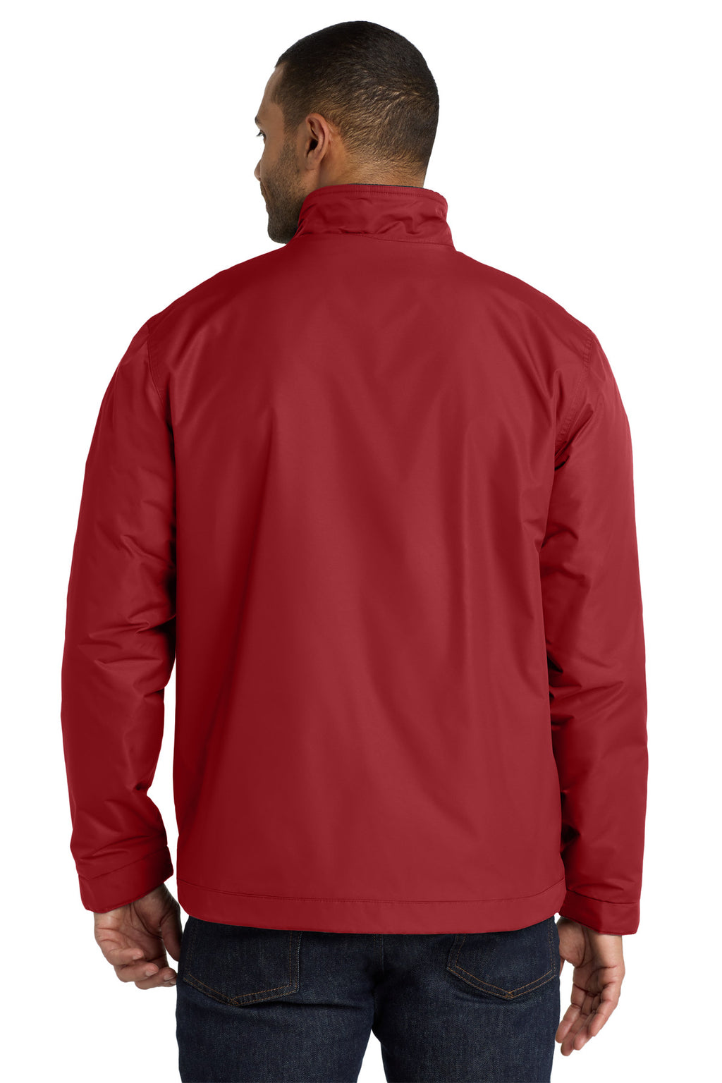 Port Authority Challenger II Jacket. J354 - True Red/ True Black - back