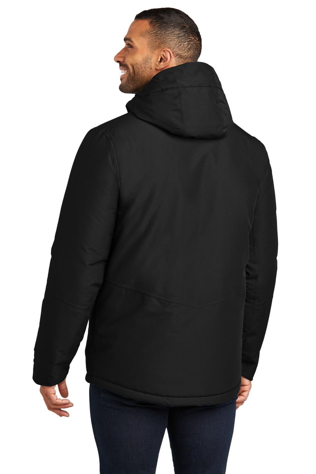 Port Authority Venture Waterproof Insulated Jacket J362 - Deep Black - back
