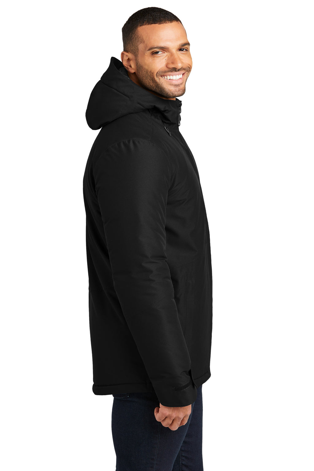 Port Authority Venture Waterproof Insulated Jacket J362 - Deep Black - side
