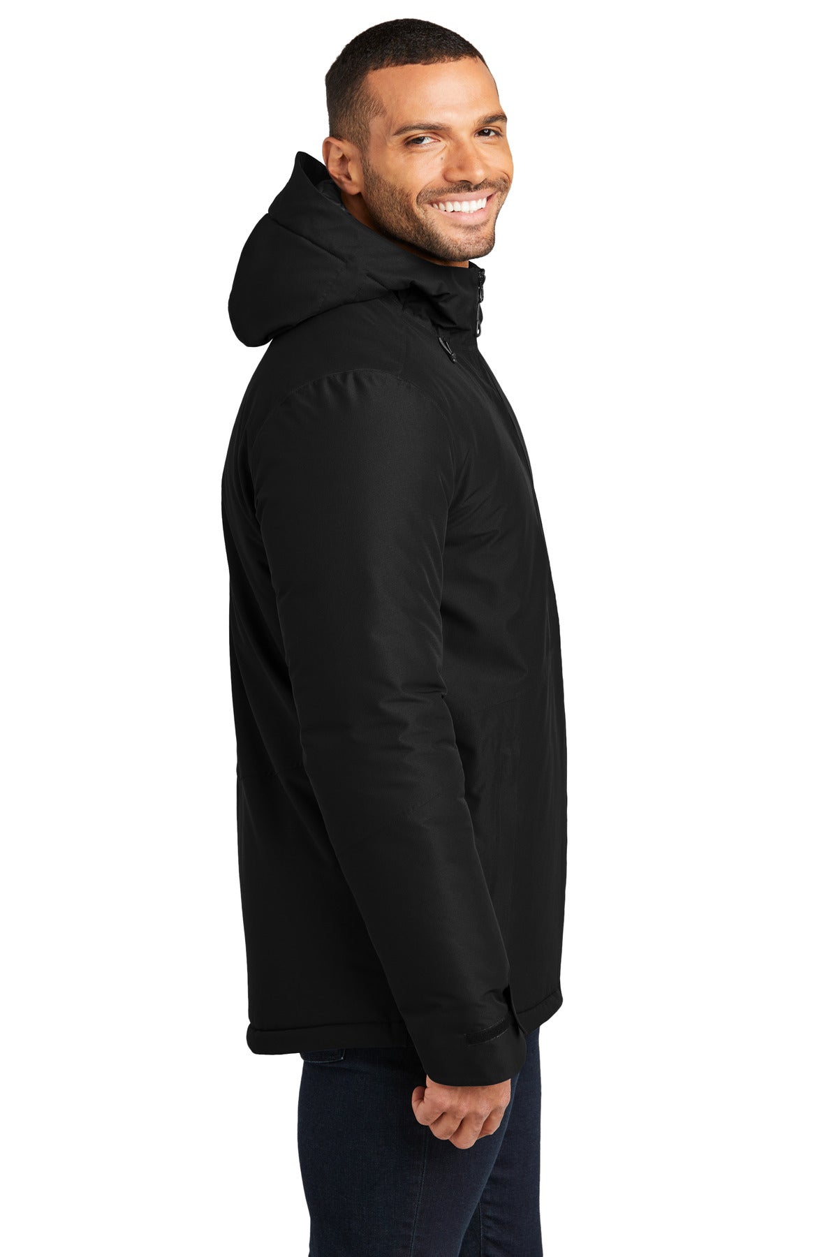 Port Authority Venture Waterproof Insulated Jacket J362 - Deep Black - side