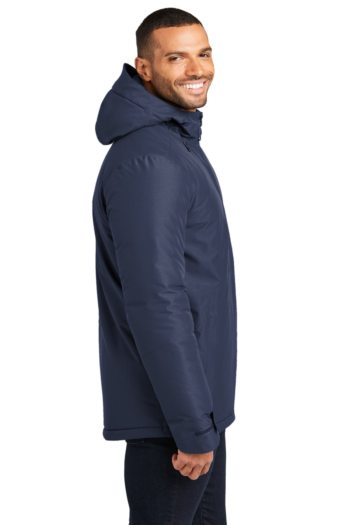 Port Authority Venture Waterproof Insulated Jacket J362 - Dress Blue Navy - side