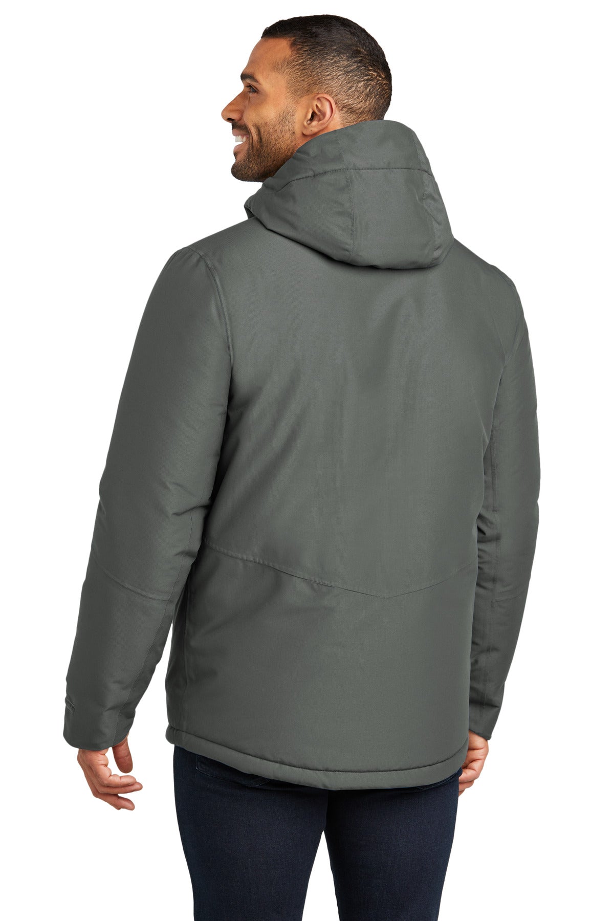 Port Authority Venture Waterproof Insulated Jacket J362 - Grey Smoke - back