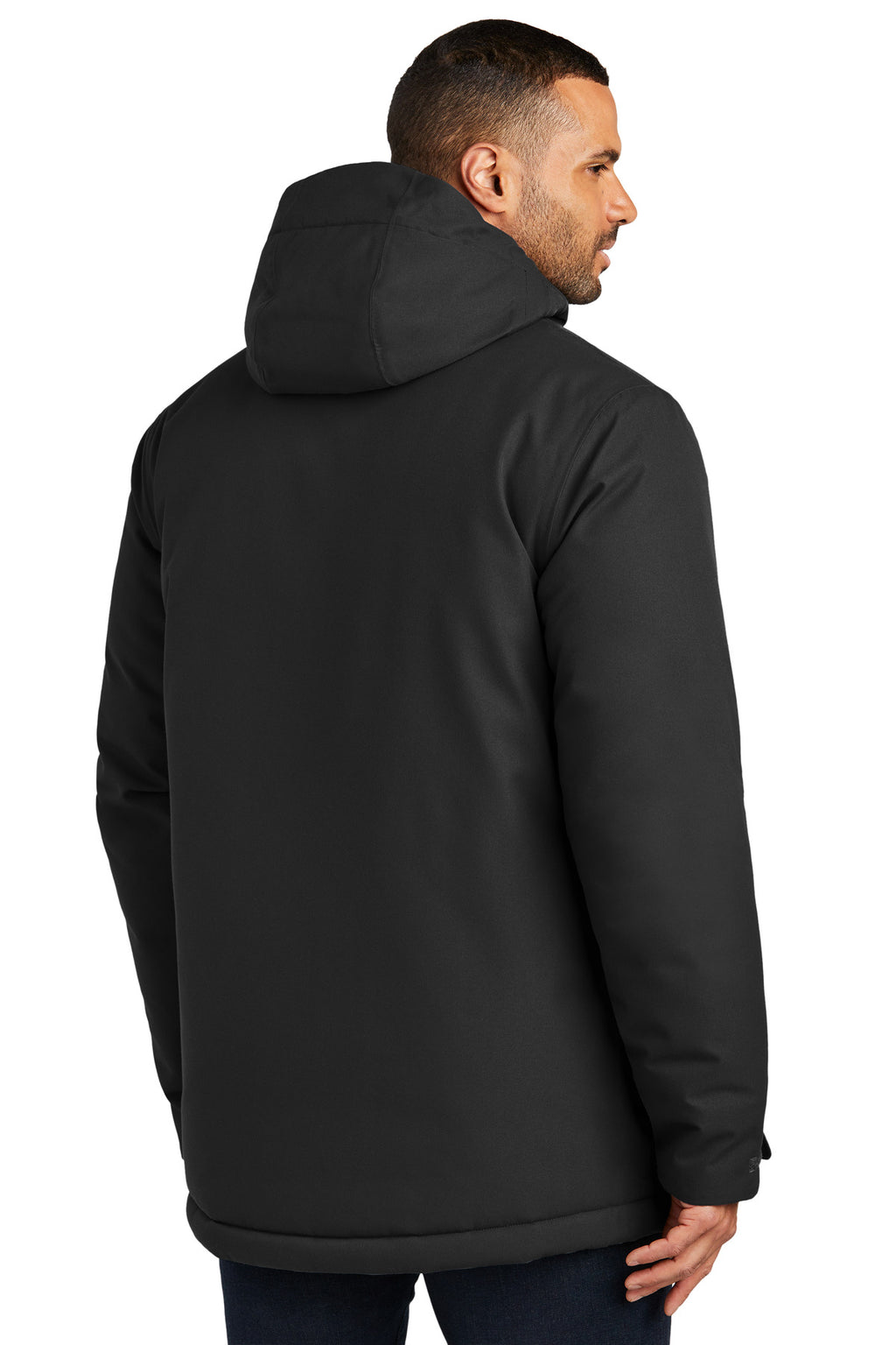 Port Authority Latitude Waterproof Heavyweight Parka J363 - Deep Black - back