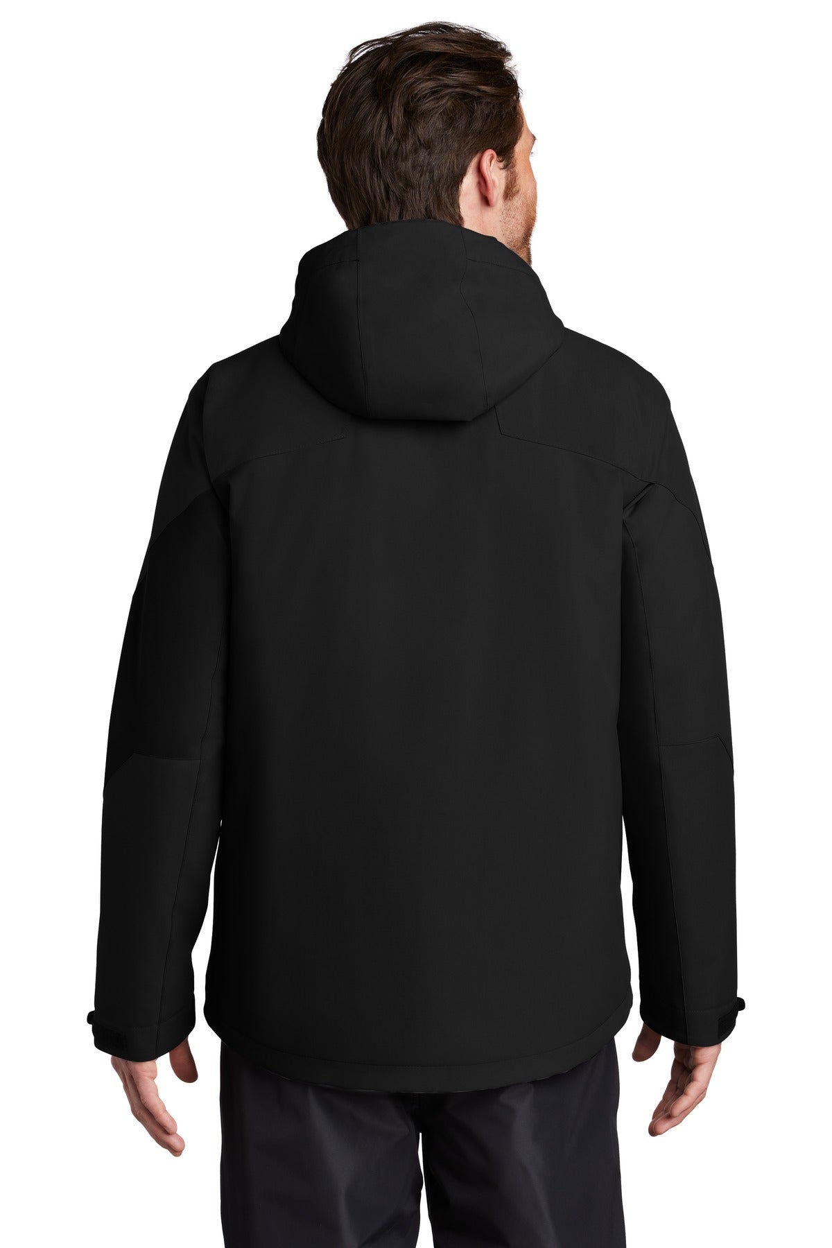 Port Authority Insulated Waterproof Tech Jacket J405 - Deep Black - back