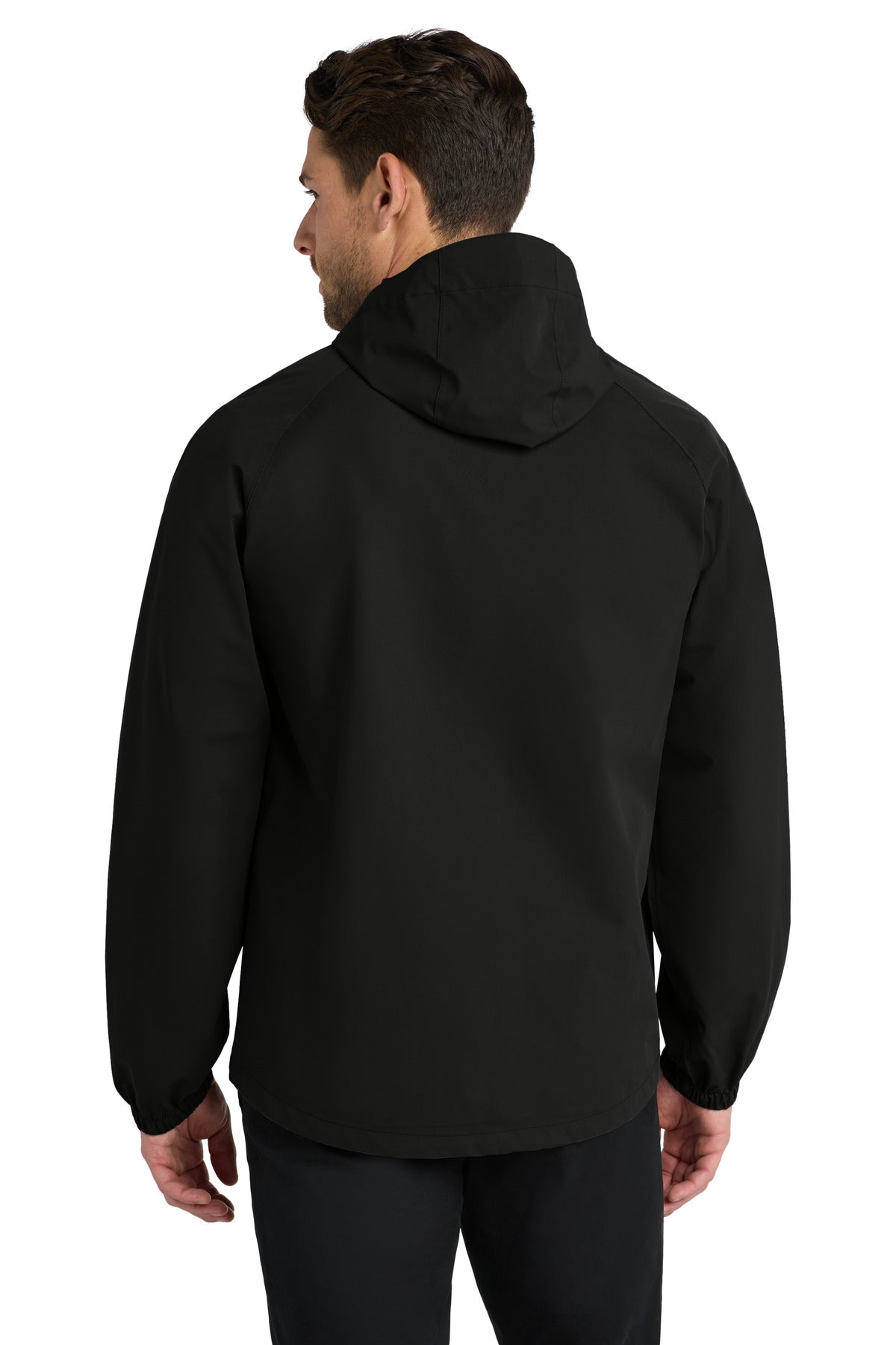 Port Authority Essential Rain Jacket J407 - Deep Black - back