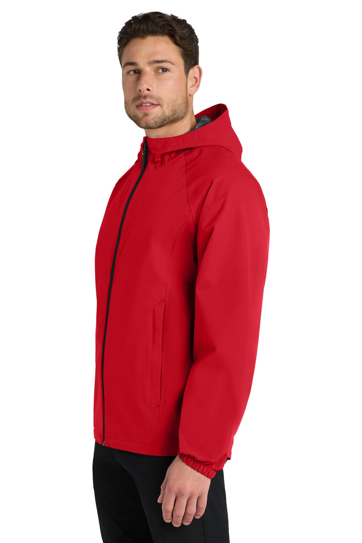 Port Authority Essential Rain Jacket J407 - Deep Red - side