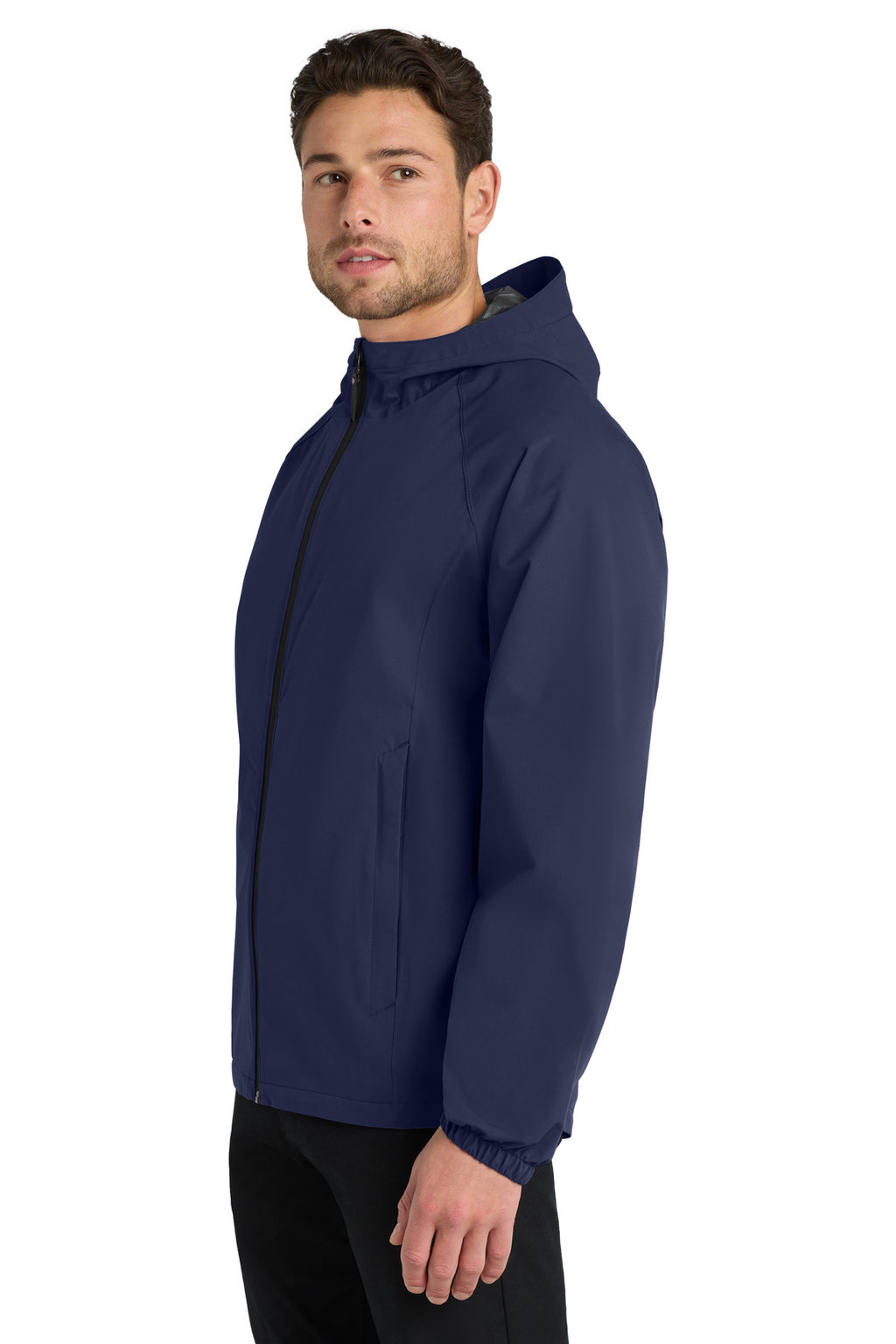 Port Authority Essential Rain Jacket J407 - True Navy - side
