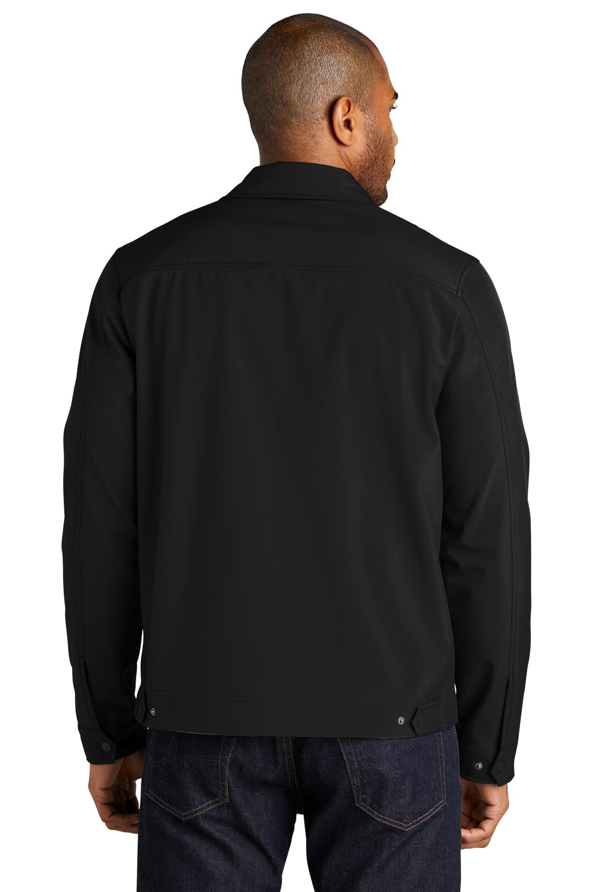 Port Authority Mechanic Soft Shell Jacket J417 - Black - back