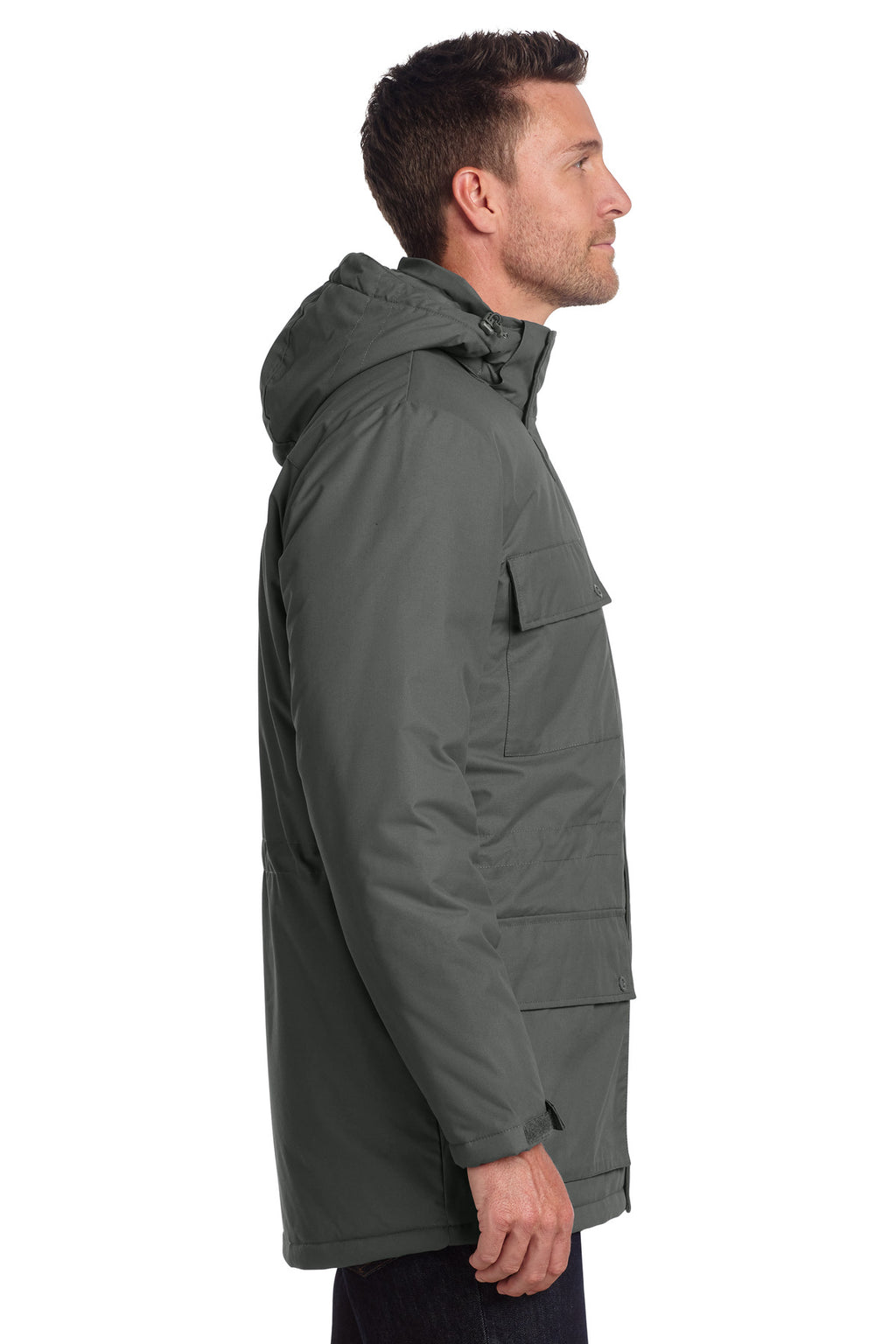 Port Authority Excursion Parka J599 - Storm Grey - side