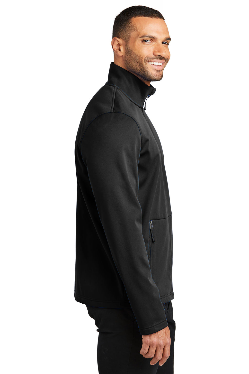 Port Authority Flexshell Jacket J617 - Deep Black - side