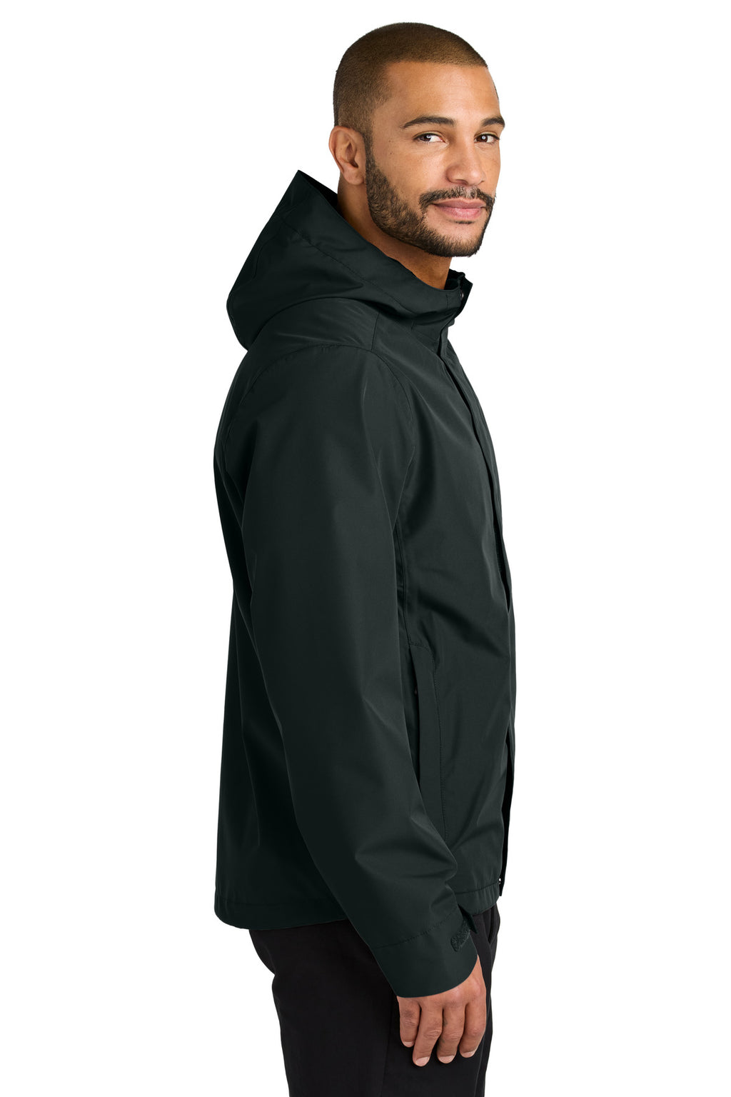 Port Authority C-FREE Rain Jacket J714 - Deep Black - side