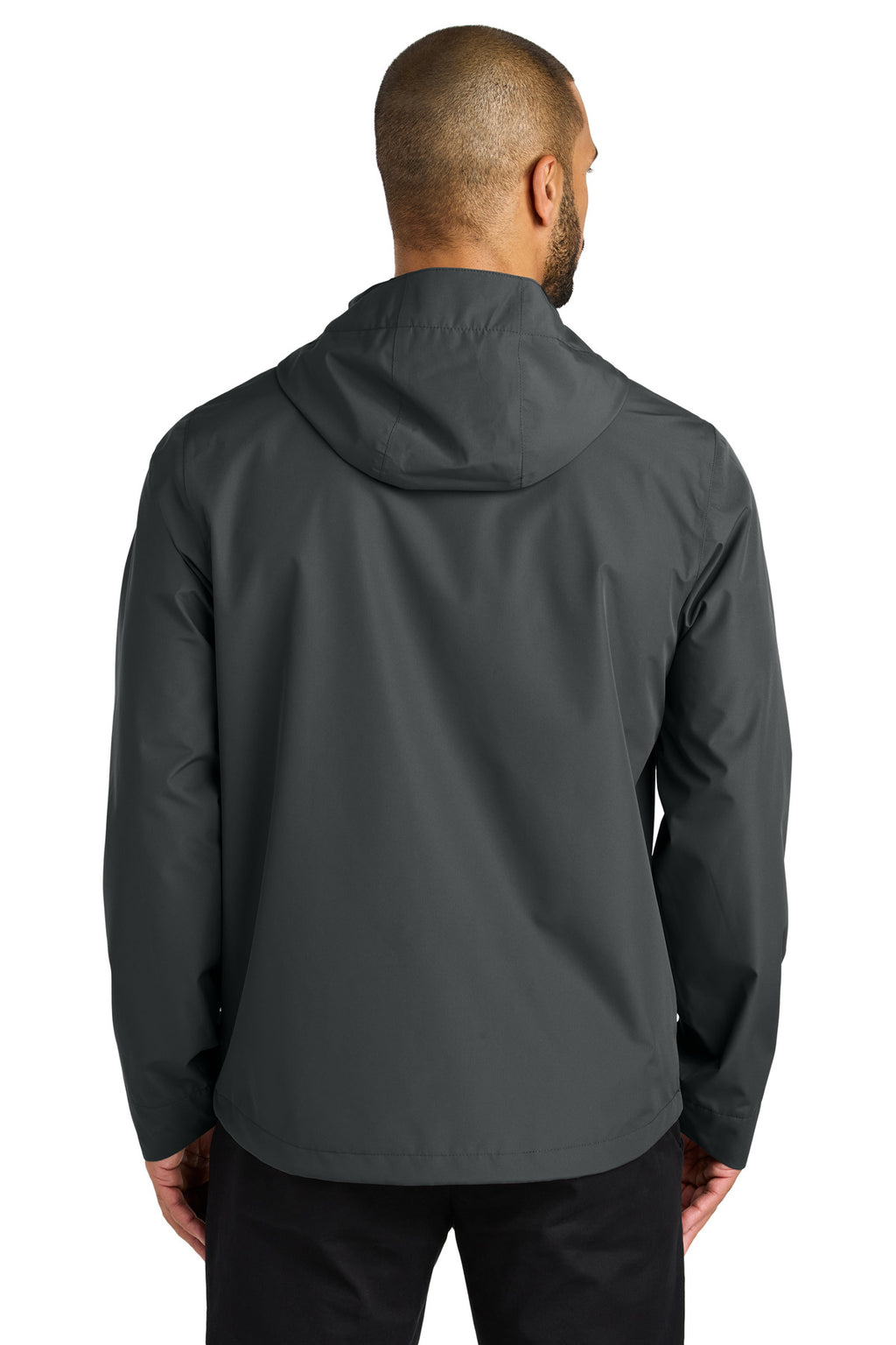 Port Authority C-FREE Rain Jacket J714 - Grey Steel - back