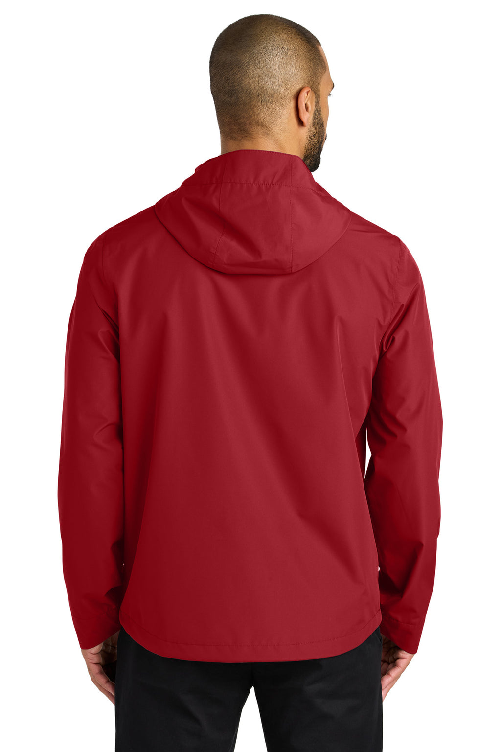 Port Authority C-FREE Rain Jacket J714 - Rich Red - back