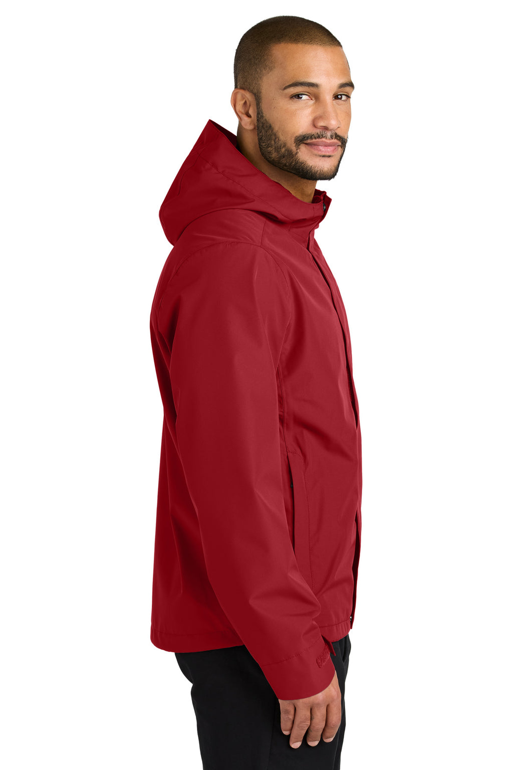 Port Authority C-FREE Rain Jacket J714 - Rich Red - side